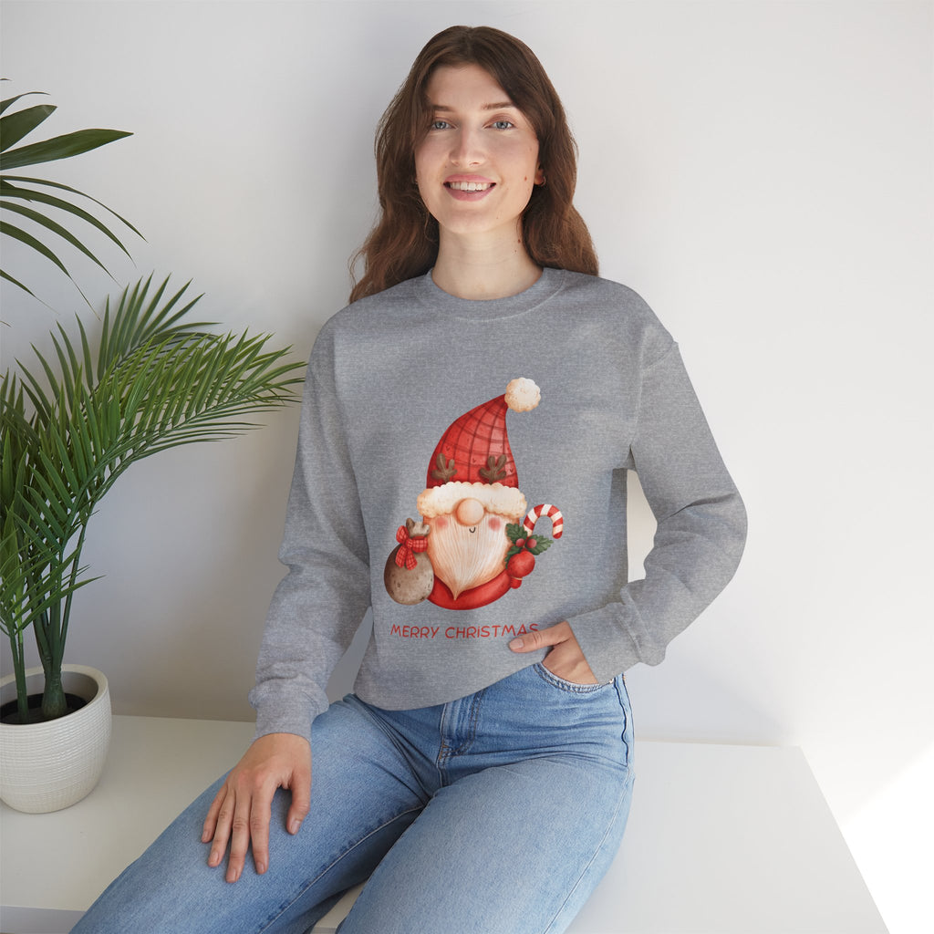 Merry Christmas Santa Sweatshirt, Cozy Crewneck for Holidays, Christmas Gift, Unisex Holiday Apparel, Fun Festive Sweatshirt