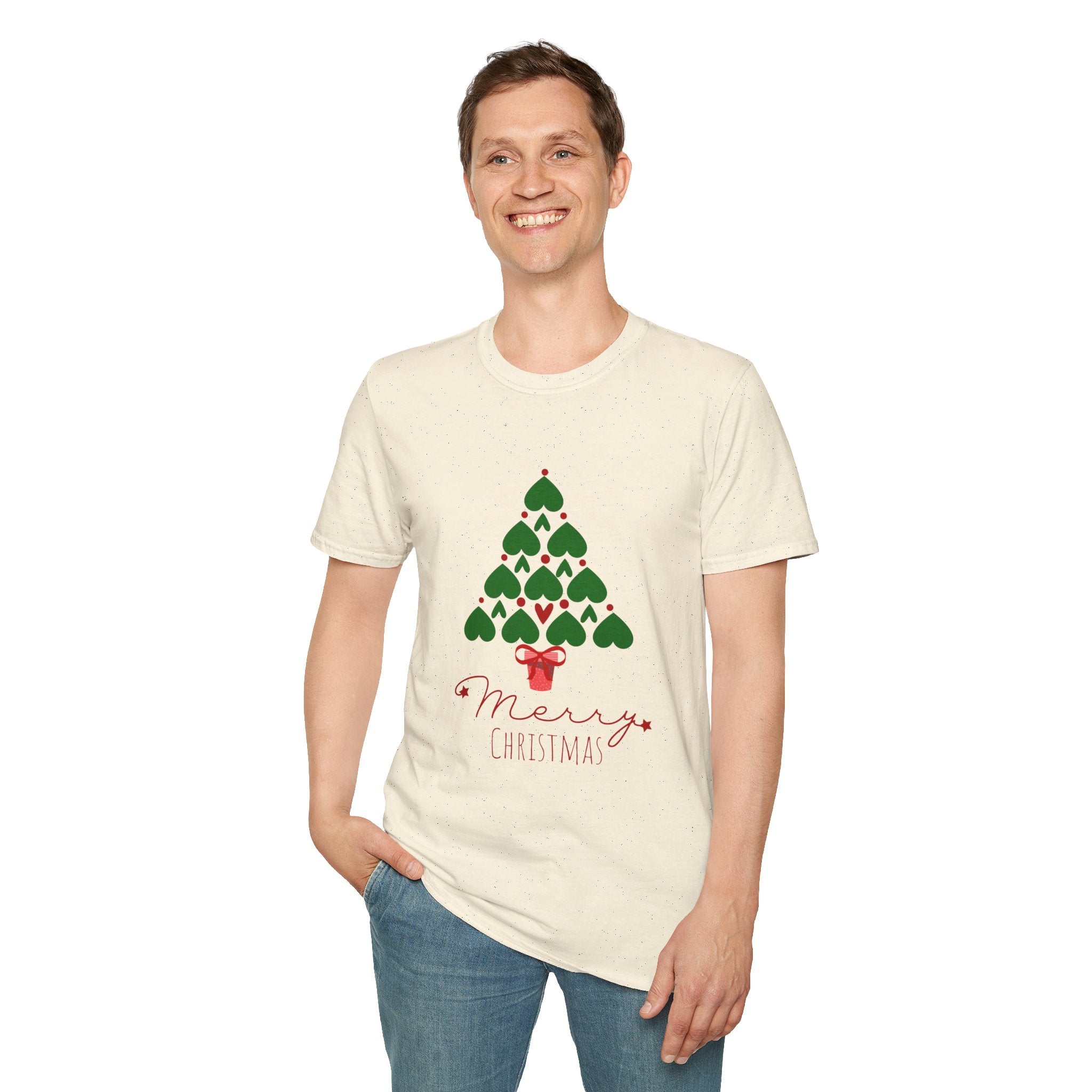 Merry Christmas T-Shirt, Unisex Holiday Tee, Christmas Gift, Casual Wear, Festive Clothing, Seasonal Apparel