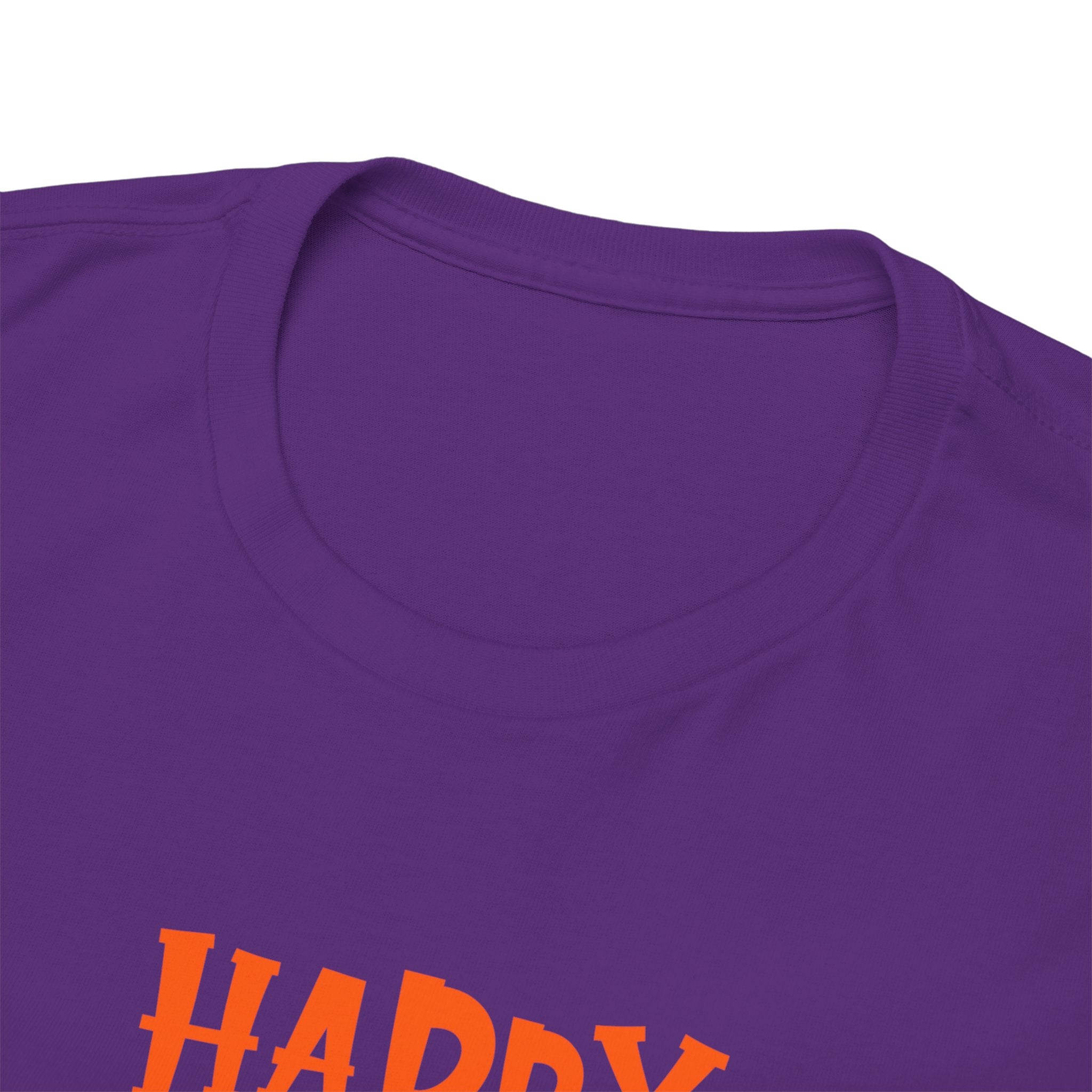 Happy Halloween Ghost Tee, Unisex Cotton T-Shirt, Halloween Apparel, Fall Fashion, Cute Halloween Gift, Ghost Tee