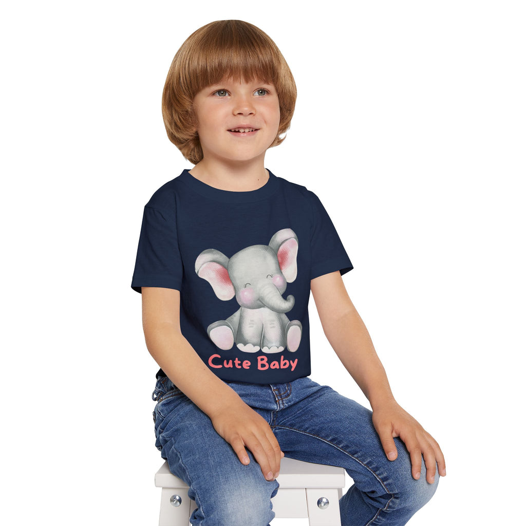 Cute Baby Elephant Toddler T-shirt, Preschool, Baby Shower Gift, Toddler Apparel, Kids Birthday, Cute Animal Clothing