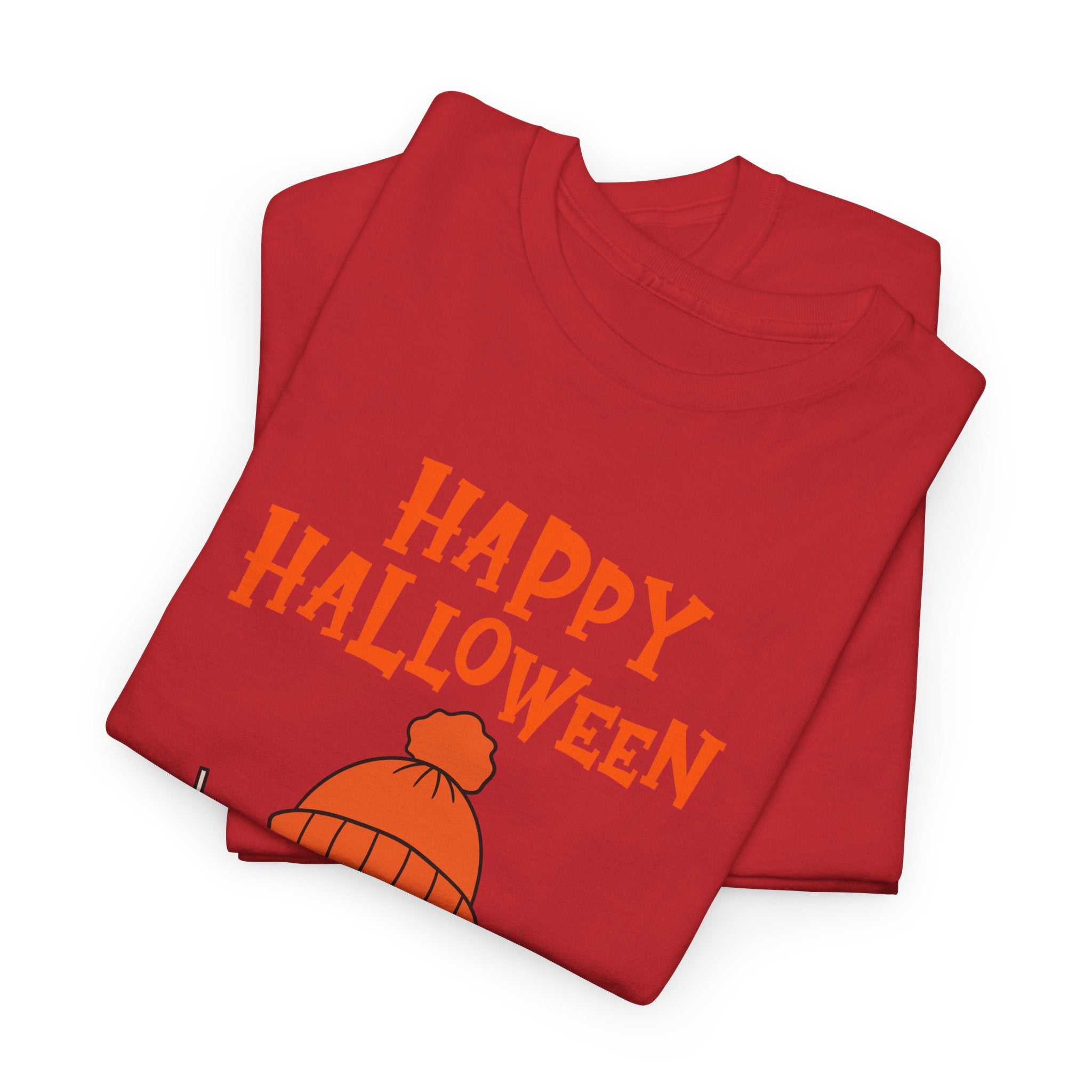 Happy Halloween Ghost Tee, Unisex Cotton T-Shirt, Halloween Apparel, Fall Fashion, Cute Halloween Gift, Ghost Tee