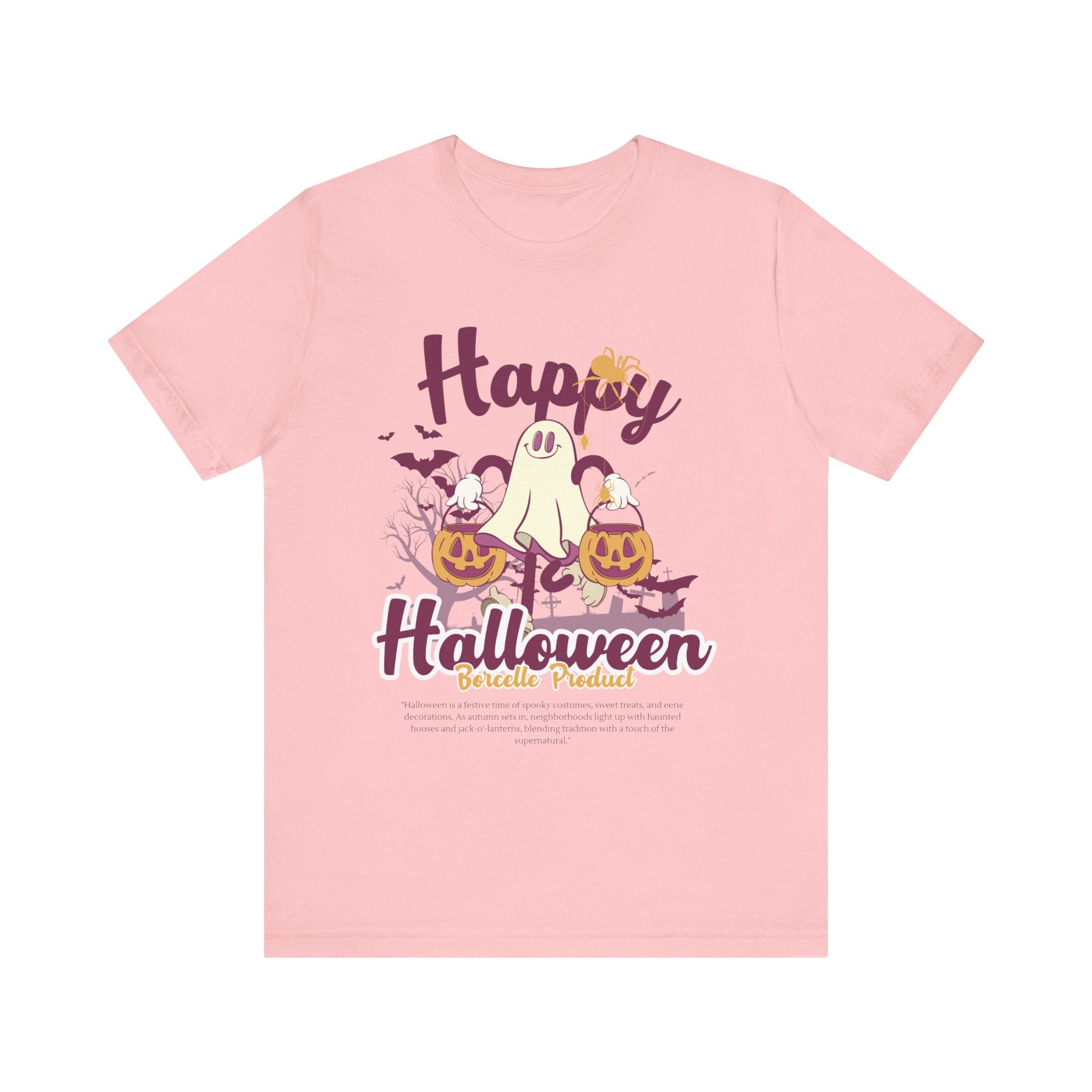 Halloween Unisex T-Shirt, Cute Ghost Tee, Fall Apparel, Kids Halloween Costume, Spooky Season Shirt, Trick or Treat Gift