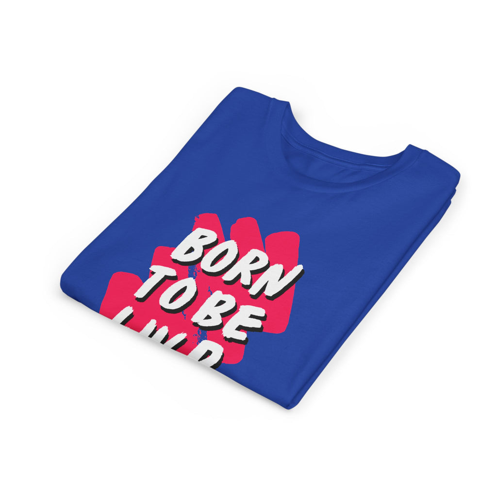 Youth Short Sleeve Tee - Born to Be Wild, Adventure Tee, Kids Casual Shirt, Summer Vibes, Birthday Gift, Fun Playwear