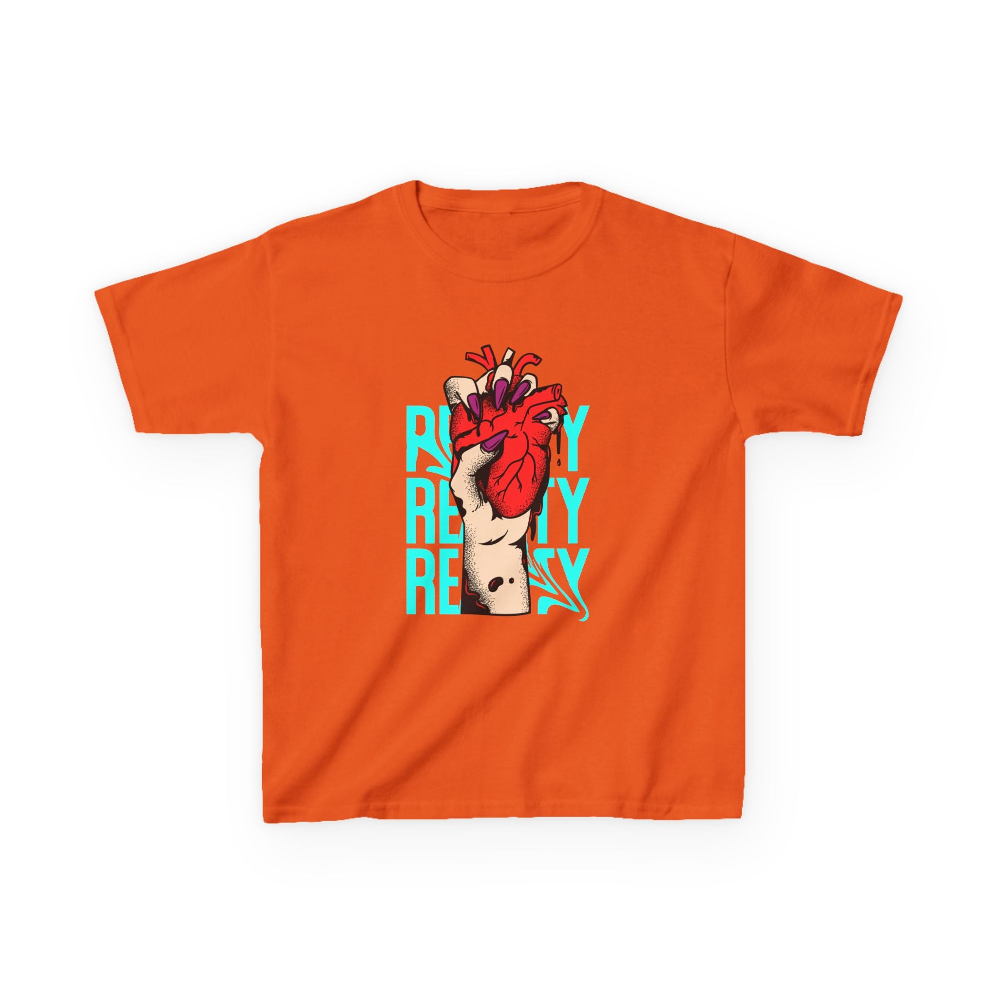 Youth Graphic Tee with Heart Design, Perfect Gift for Kids, Fun Everyday Wear, Unique Birthday Present, Heartfelt T-Shirt