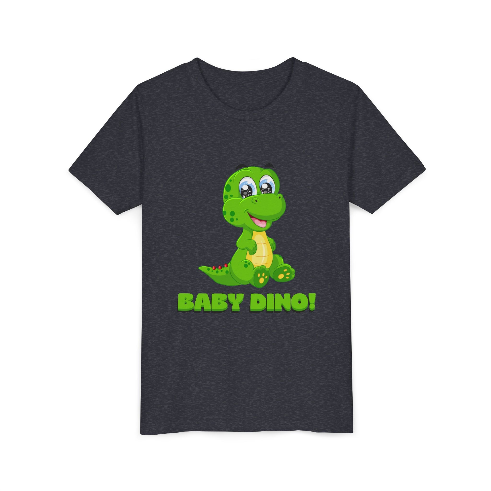 Cute Baby Dino Youth Tee, Dinosaur Shirt for Kids, Perfect for Birthdays, Playdates or Everyday Wear, Fun Gift for Dino Lovers
