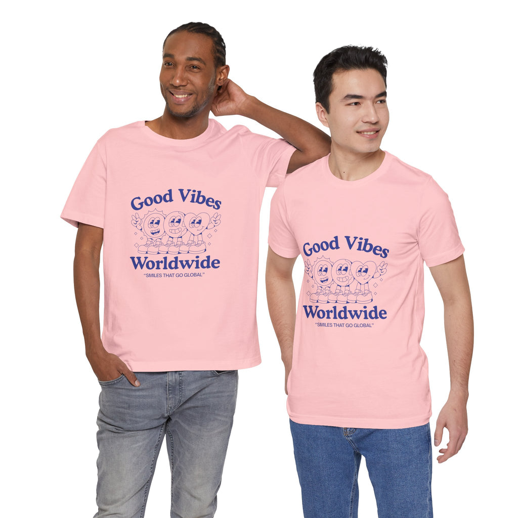Good Vibes Unisex Tee, Casual Shirt, Affirmation T-Shirt, Everyday Wear, Gift for Friends