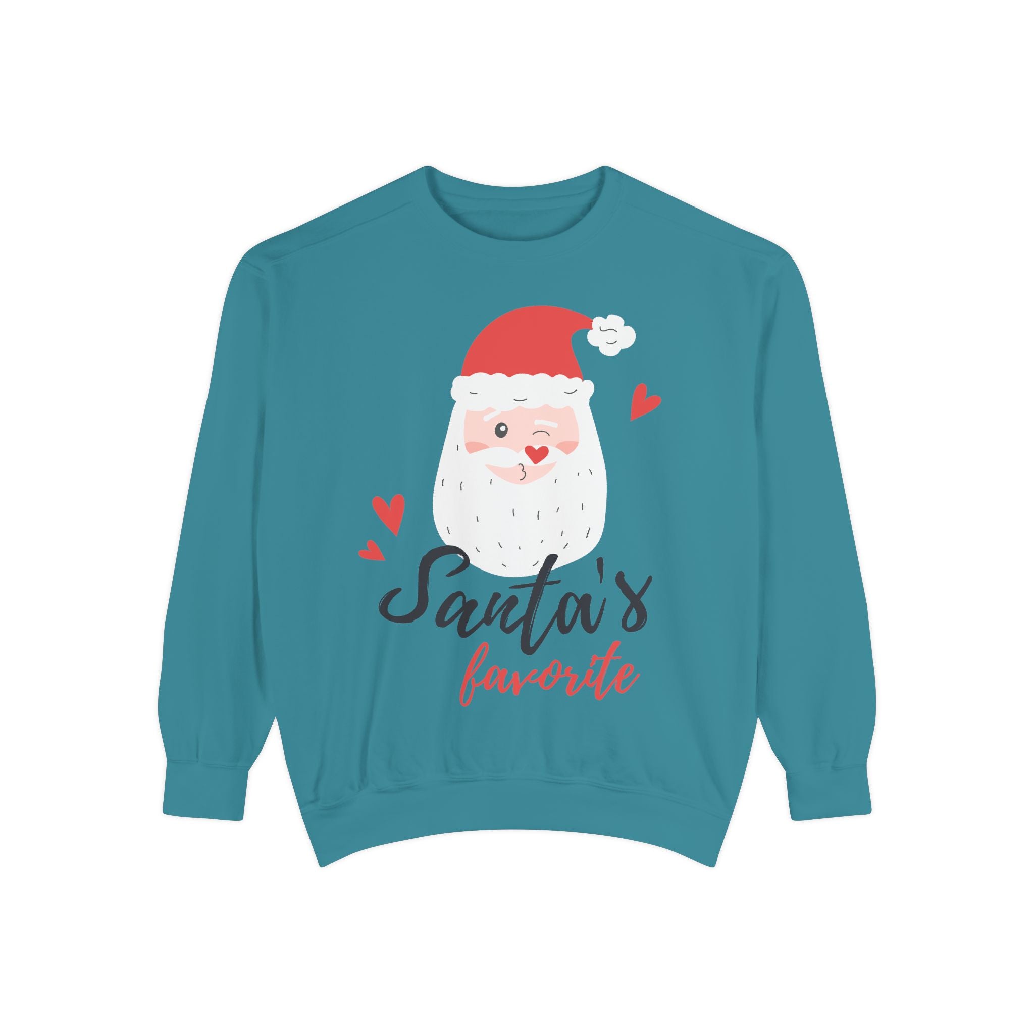 Santa's Favorite Sweatshirt, Holiday Apparel, Gift for Christmas, Unisex Pullover, Festive Sweater, Cozy Sweatshirt