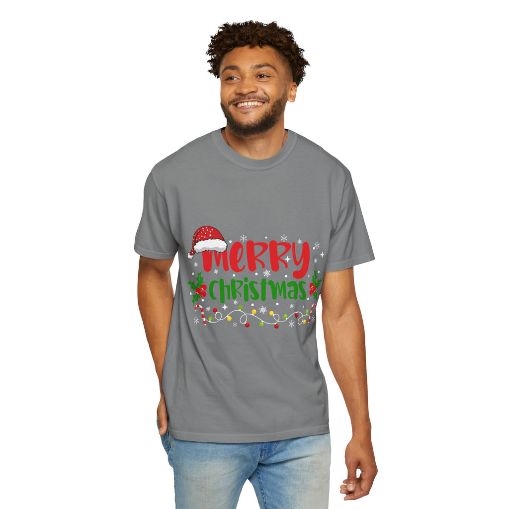 Merry Christmas Tee, Unisex Holiday Shirt, Festive Gift, Casual Christmas Apparel, Seasonal Wear, Perfect for Celebrations