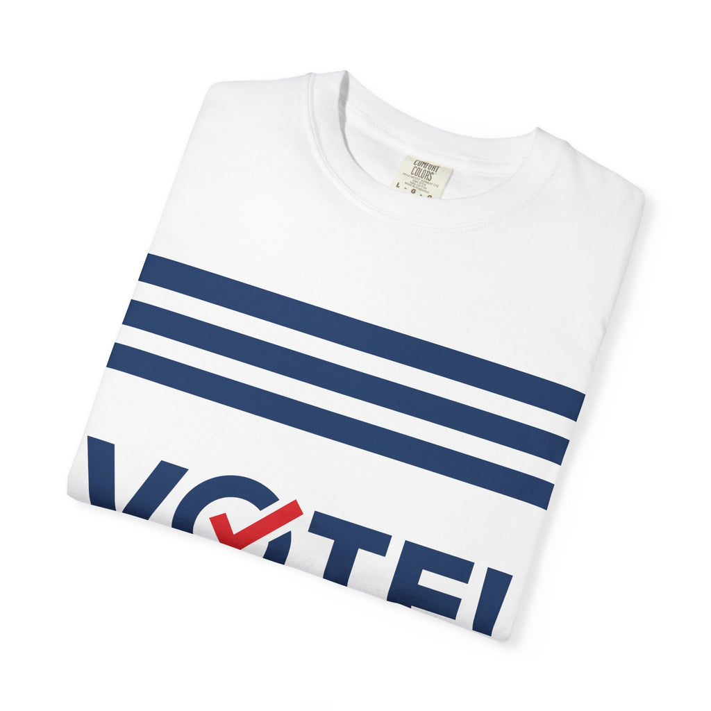 Vote! Garment-Dyed T-Shirt | Unisex Voter Apparel, Election Day Outfit, Political Statement Tee, Casual Advocacy Shirt, Gift for Activists