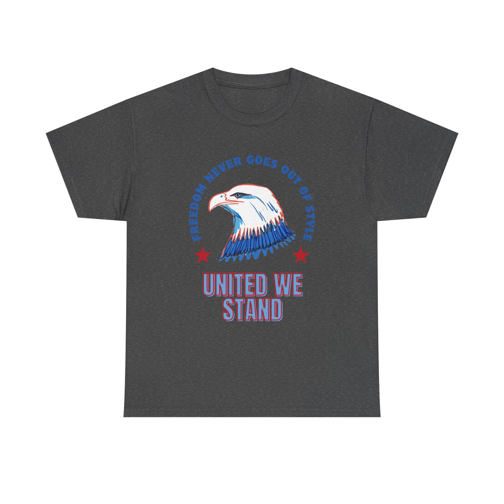 American Pride Unisex Tee, Patriotic Graphic Shirt, United We Stand Shirt, Freedom Tee, Casual Everyday Wear, Gift for Veterans
