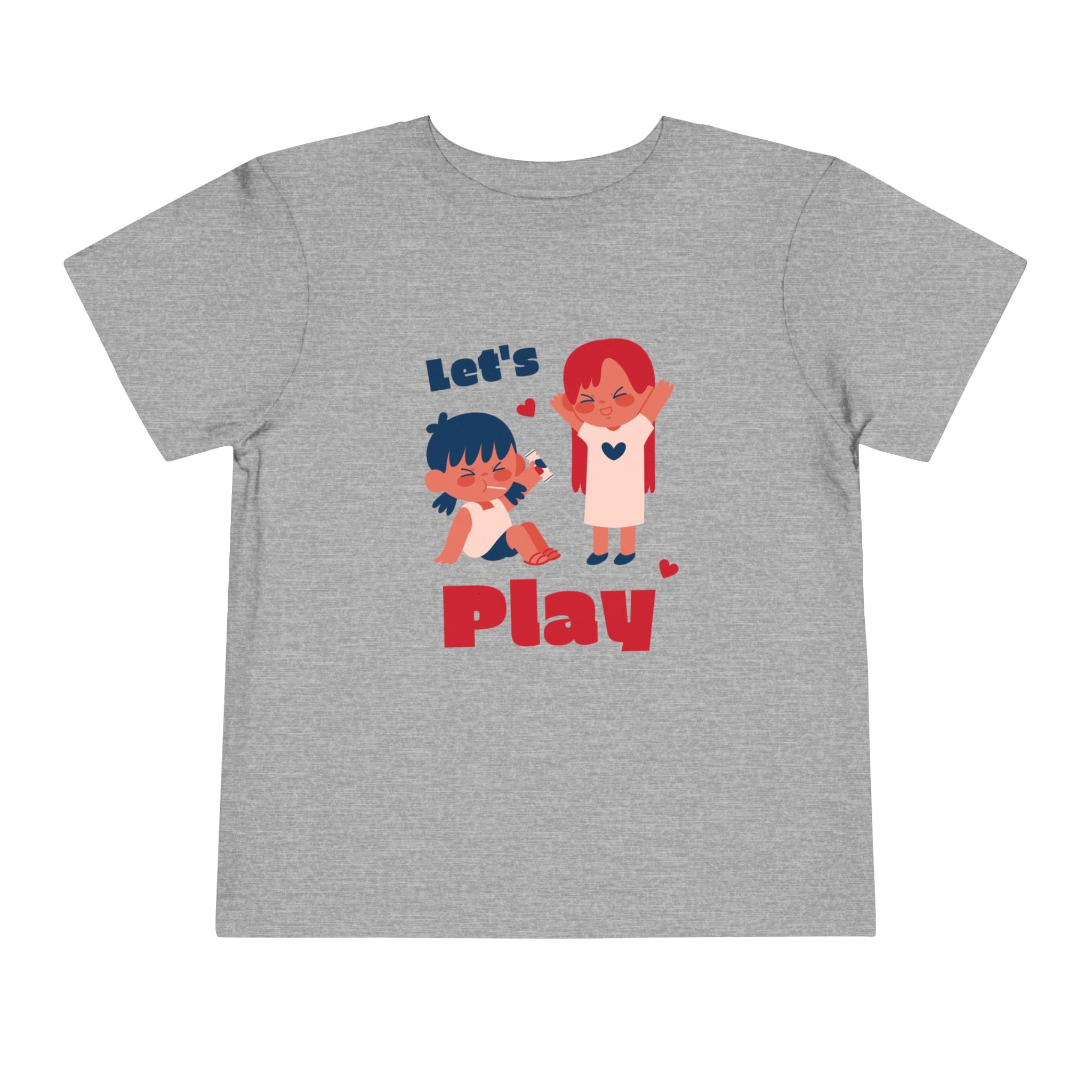 Playful Toddler Tee, Let's Play Shirt, Kids Short Sleeve Top, Fun Toddler Clothing, Adorable Kids Tee