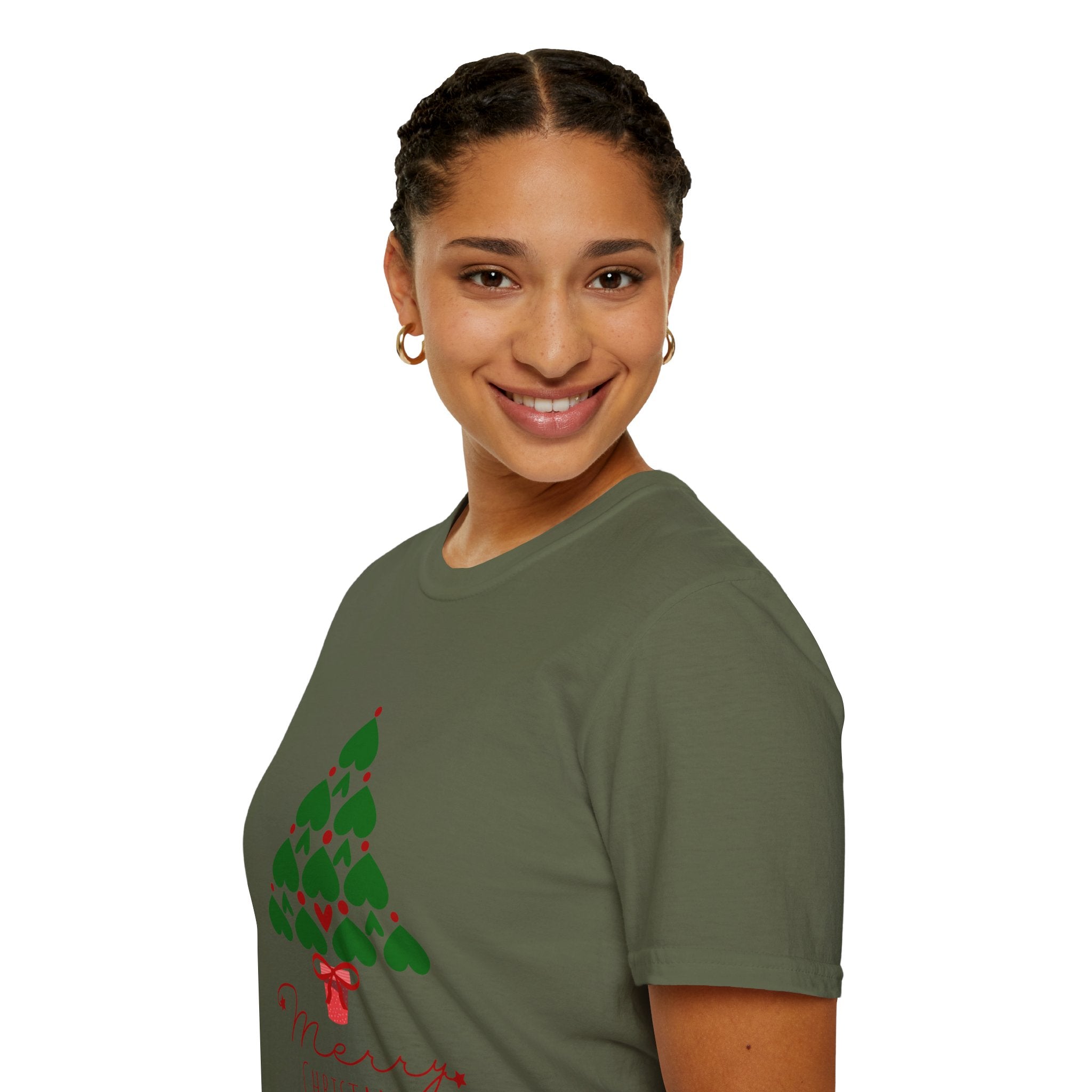 Merry Christmas T-Shirt, Unisex Holiday Tee, Christmas Gift, Casual Wear, Festive Clothing, Seasonal Apparel