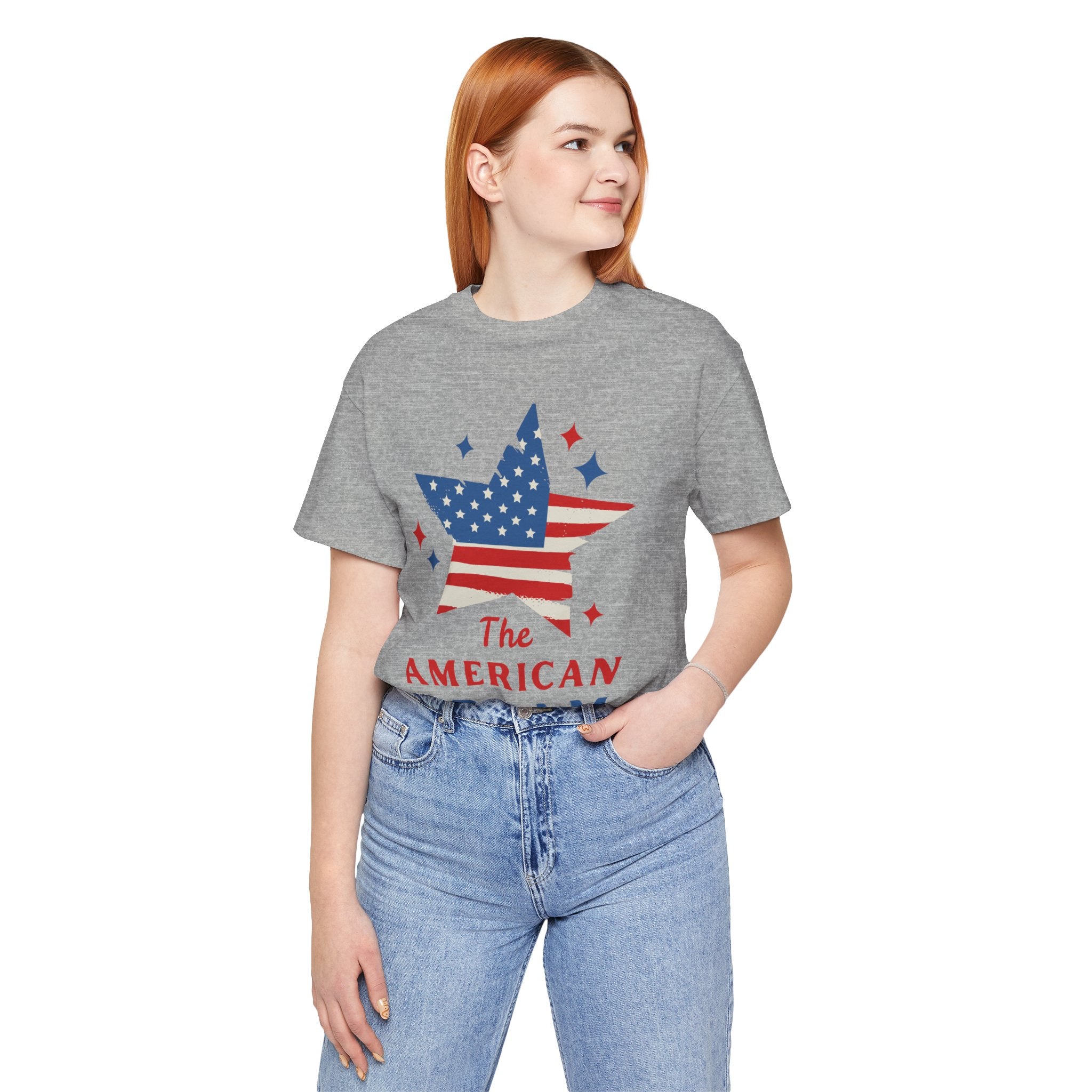 Patriotic T-Shirt, Independence Day Tee, American Dream Shirt, 4th of July Outfit, Stars and Stripes Tee Shirt