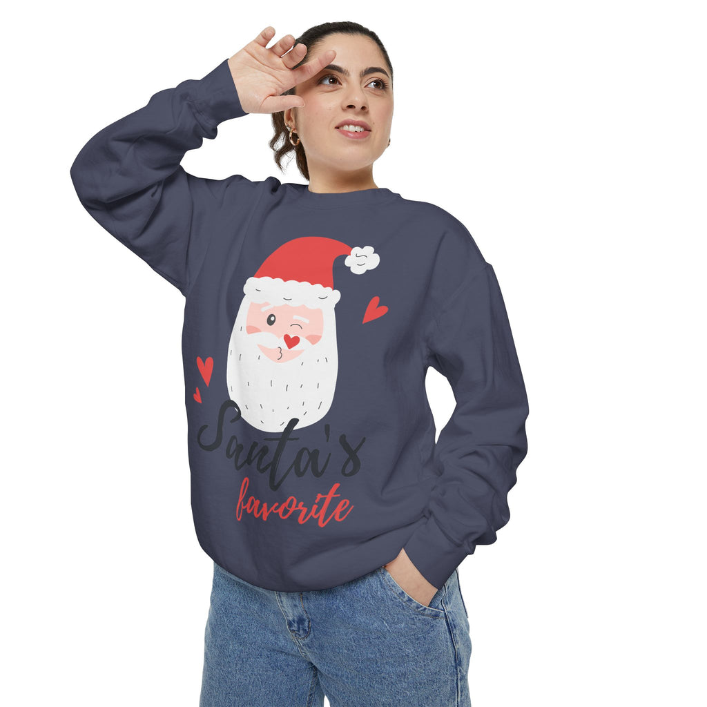 Santa's Favorite Sweatshirt, Holiday Apparel, Gift for Christmas, Unisex Pullover, Festive Sweater, Cozy Sweatshirt