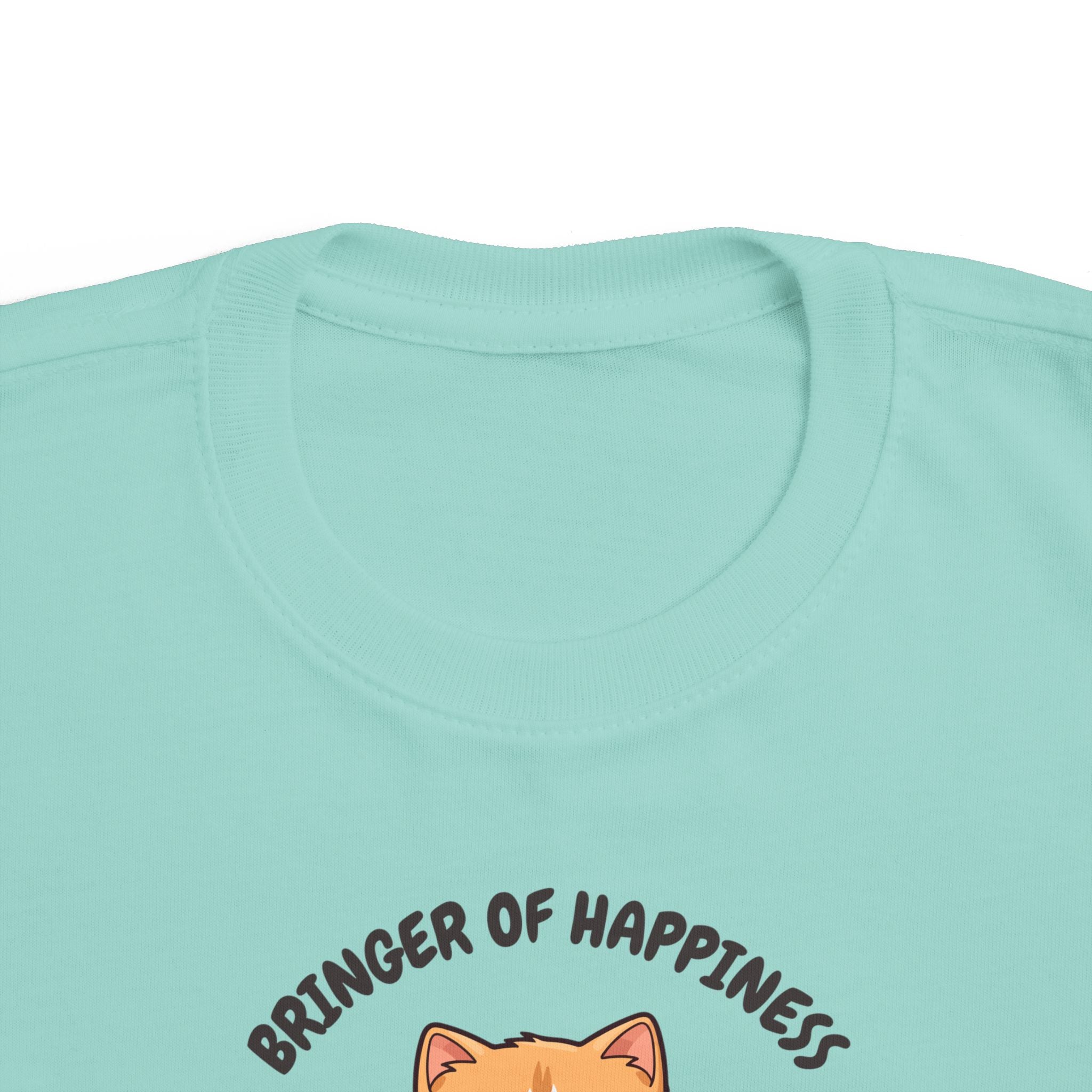 Toddler Cat-Inspired Tee - Celebrate Joy & Creativity, Cute Yellow Shirt, Gift for Kids, Funny Animal Apparel, Everyday Playwear