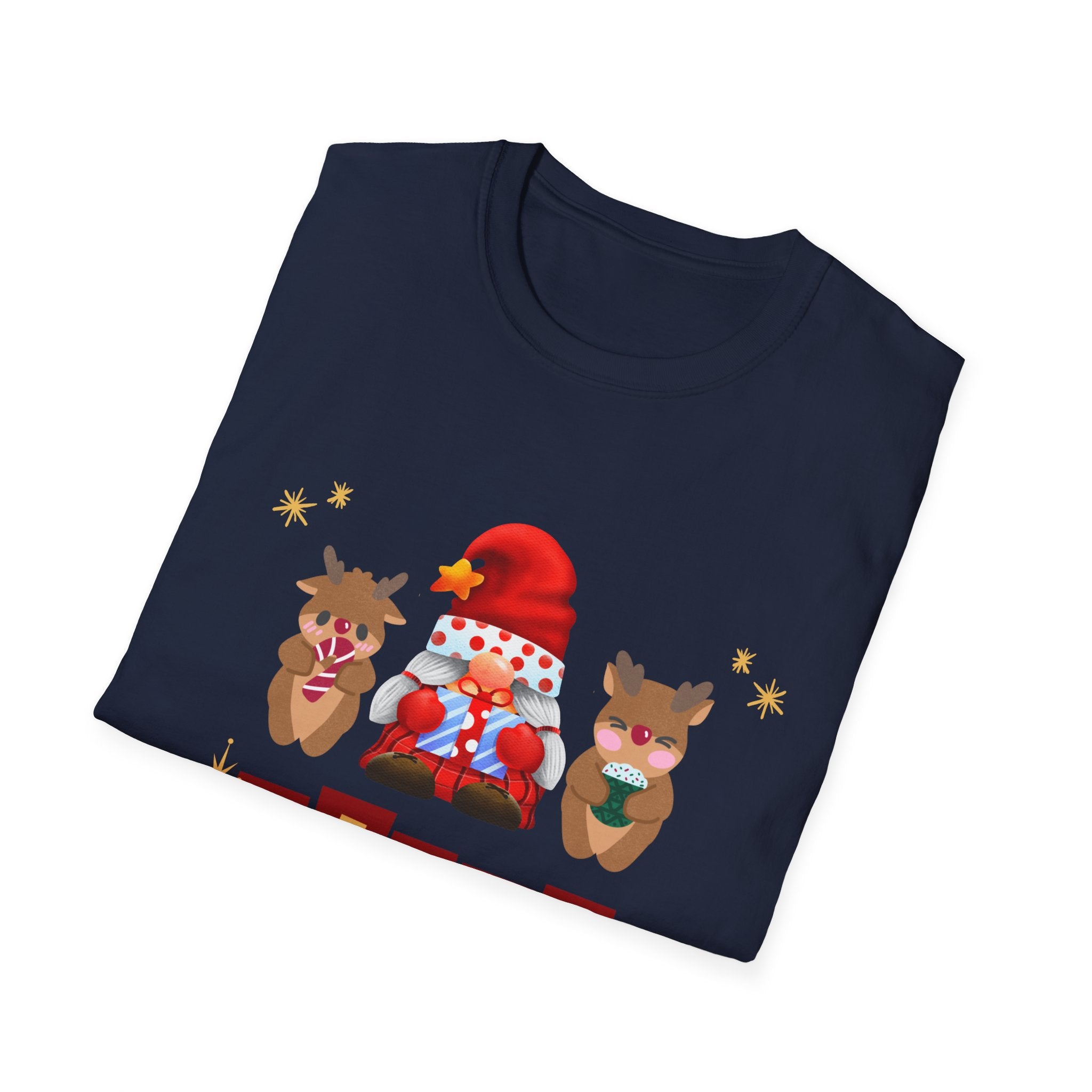 Merry Christmas Unisex T-Shirt, Holiday Tee, Christmas Gift, Family Gathering, Winter Apparel, Festive Wear