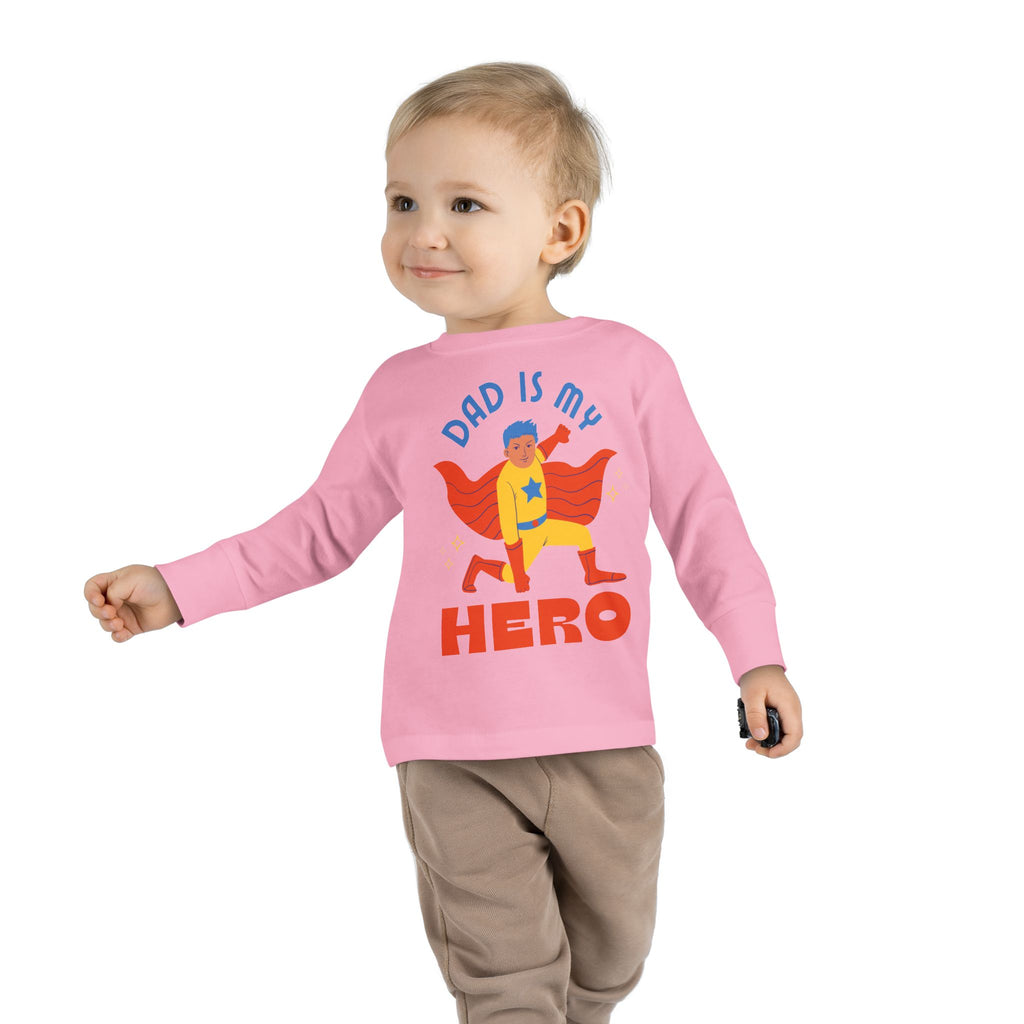 Toddler Long Sleeve Tee – Soft Combed Ringspun Cotton, Durable & Comfortable