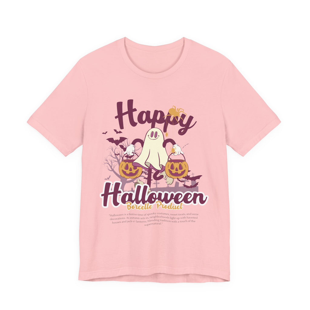 Halloween Unisex T-Shirt, Cute Ghost Tee, Fall Apparel, Kids Halloween Costume, Spooky Season Shirt, Trick or Treat Gift