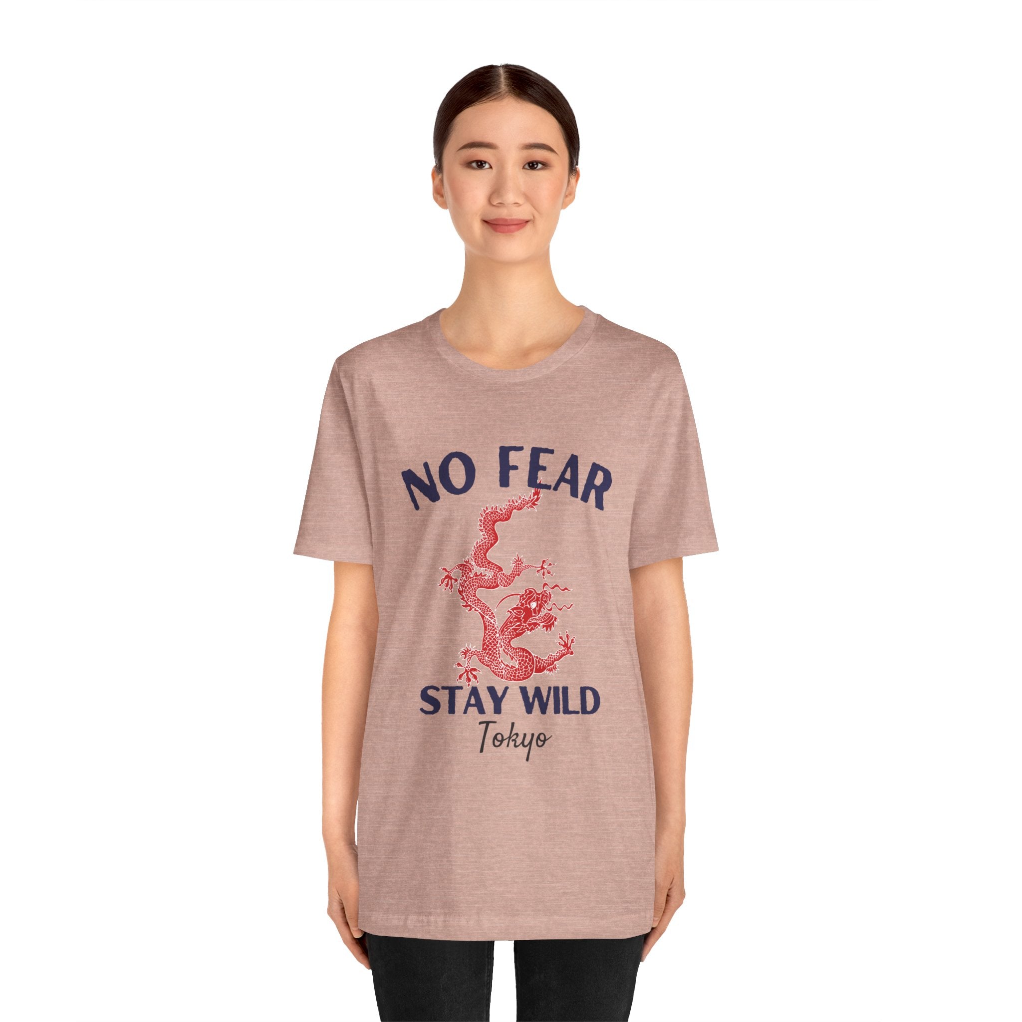 No Fear Stay Wild Unisex T-Shirt | Adventure Tee, Casual Wear, Gift for Nature Lovers, Inspirational Shirt, Summer Fashion
