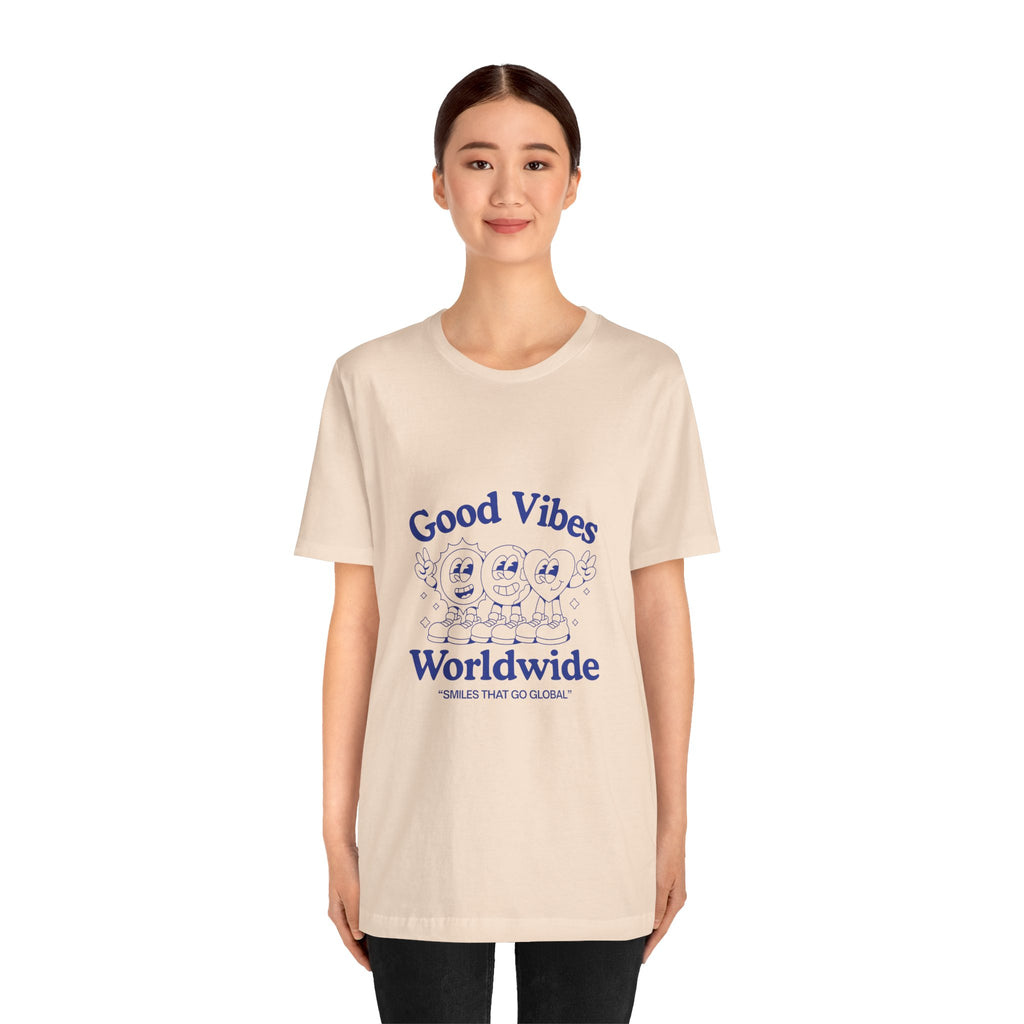 Good Vibes Unisex Tee, Casual Shirt, Affirmation T-Shirt, Everyday Wear, Gift for Friends