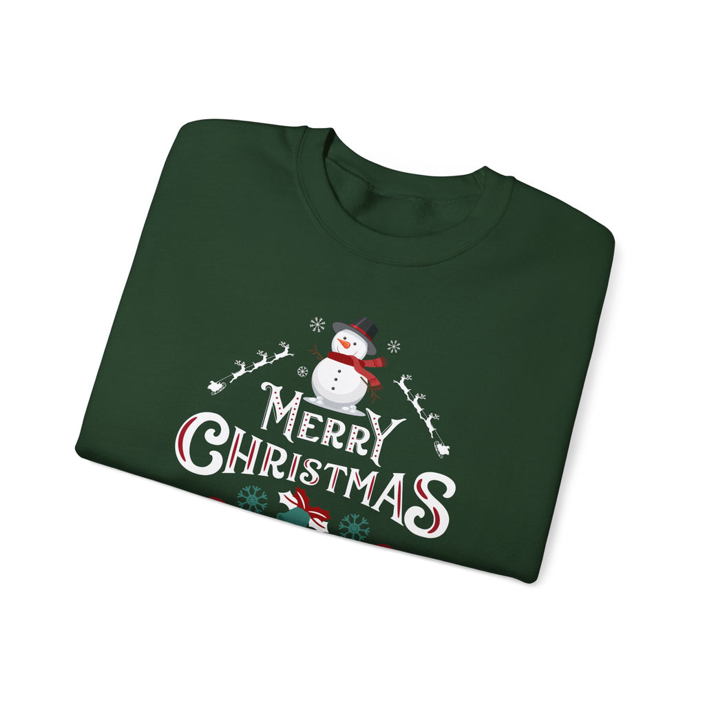 Cozy Holiday Crewneck Sweatshirt - Festive Christmas Design, Unisex Christmas Apparel, Winter Casual Wear, Gift for Her, Holiday Sweater