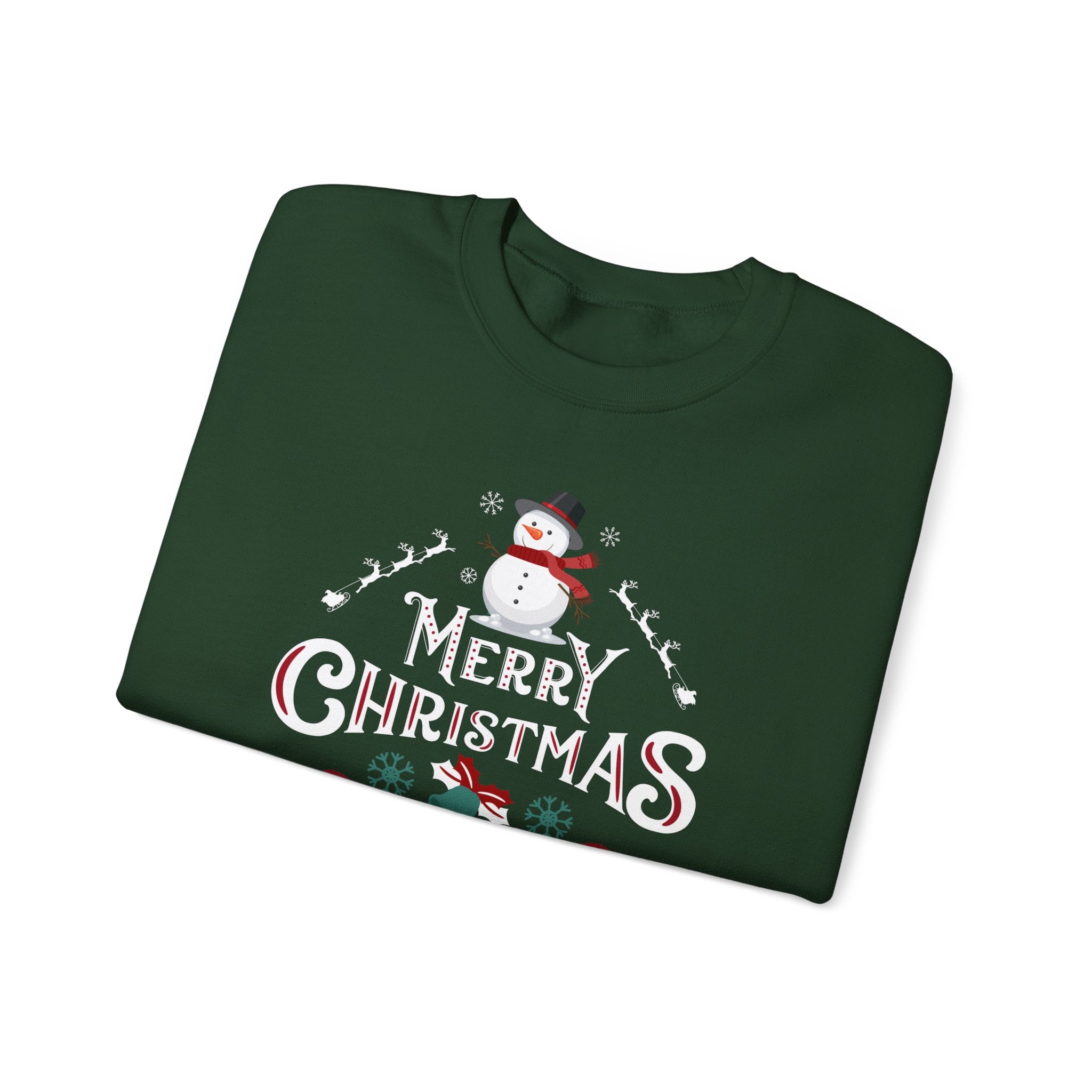 Cozy Holiday Crewneck Sweatshirt - Festive Christmas Design, Unisex Christmas Apparel, Winter Casual Wear, Gift for Her, Holiday Sweater