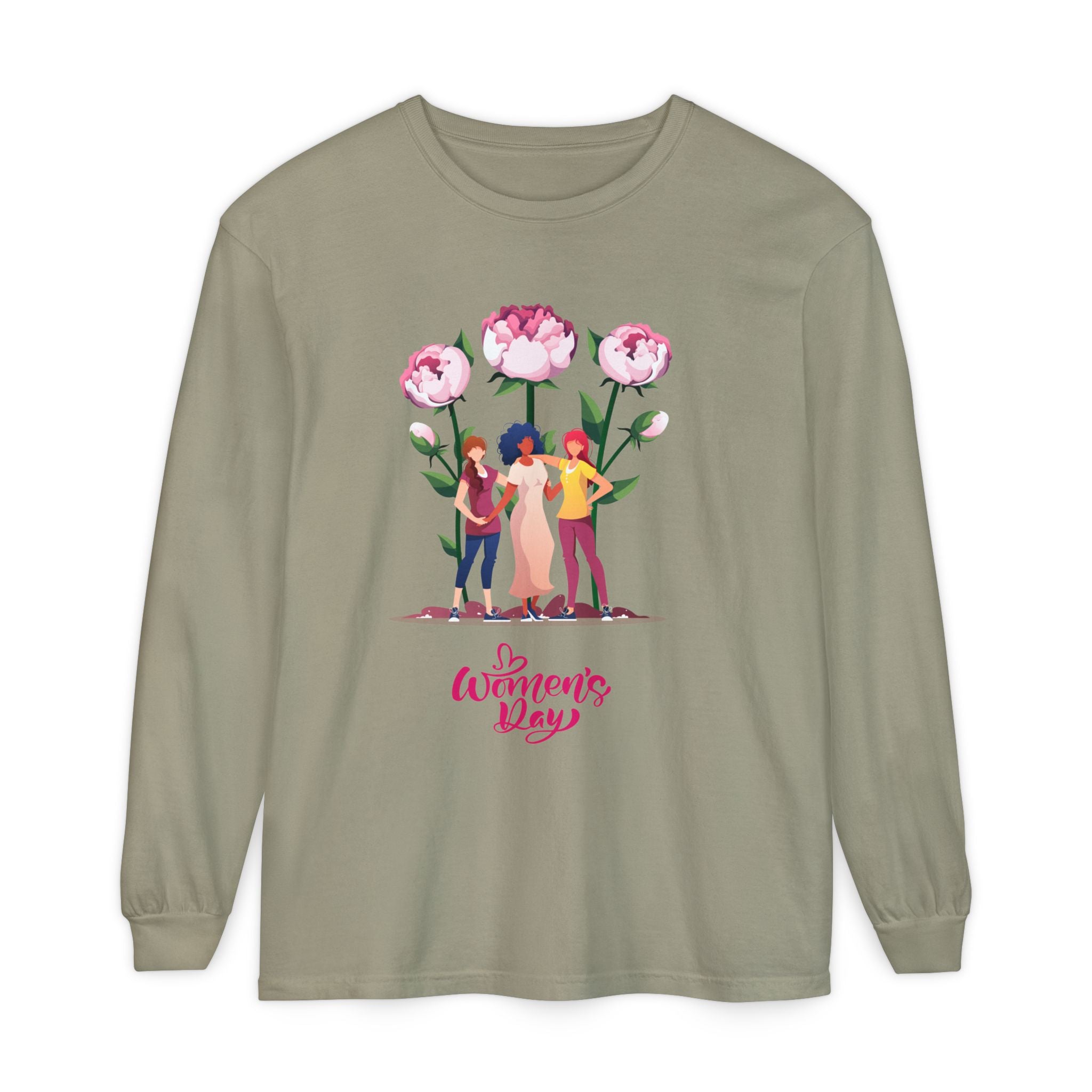 Womens Day Long Sleeve T-Shirt, Feminist Apparel, Gift for Her, Casual Wear, Women's Empowerment Tee, Spring Fashion