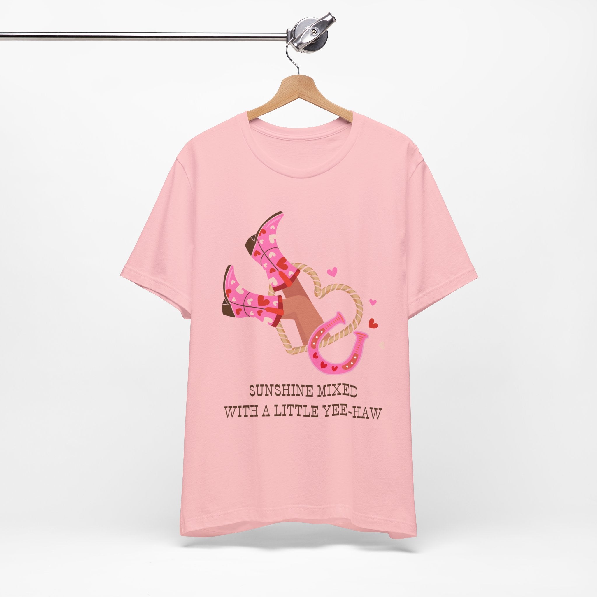 Playful Cowboy Graphic Tee - Perfect for Rodeos, Country Concerts, and Summer Gatherings, Casual Wear, Gift for Country Lovers, Fun Outfits