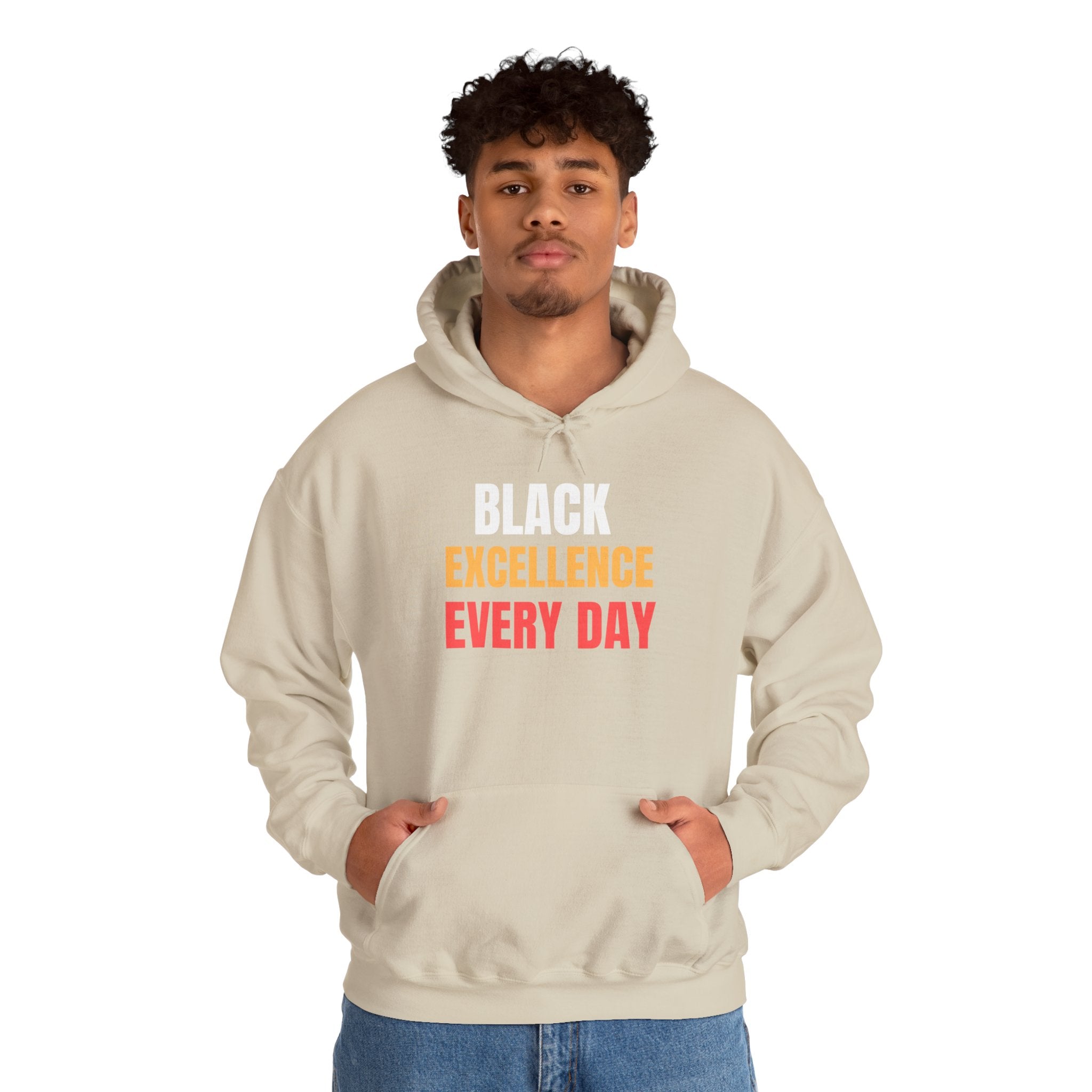 Black Excellence Everyday Hoodie | Unisex Heavy Blend Sweatshirt | Empowerment Gift | Black History Month | Everyday Affirmation