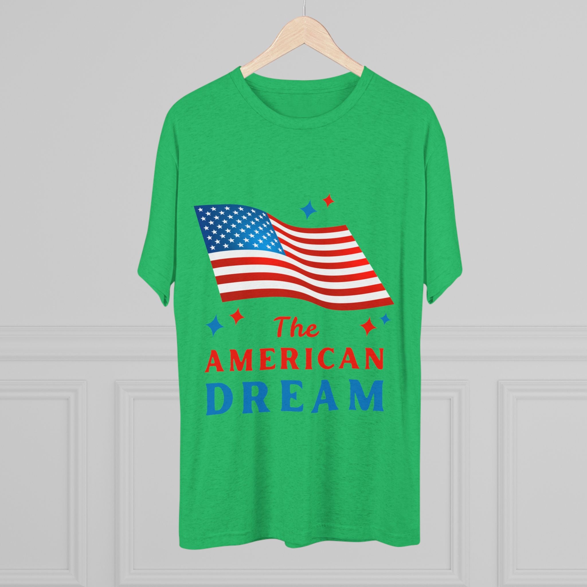 American Dream Unisex Crew Tee, Patriotic Shirt, Independence Day Tee, Casual Summer Top, Gift for Proud Americans