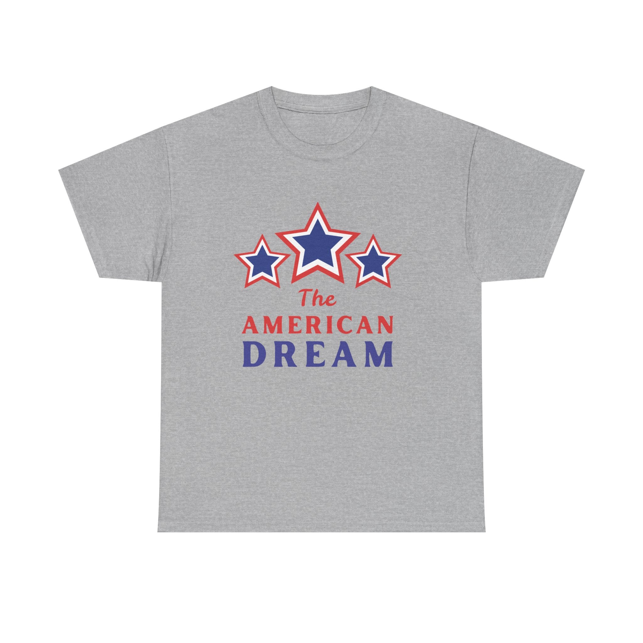 American Dream Graphic Tee, Patriotic Shirt, Unisex Cotton T-Shirt, Fourth of July Gift, Summer Casual Wear, Vintage Star Design