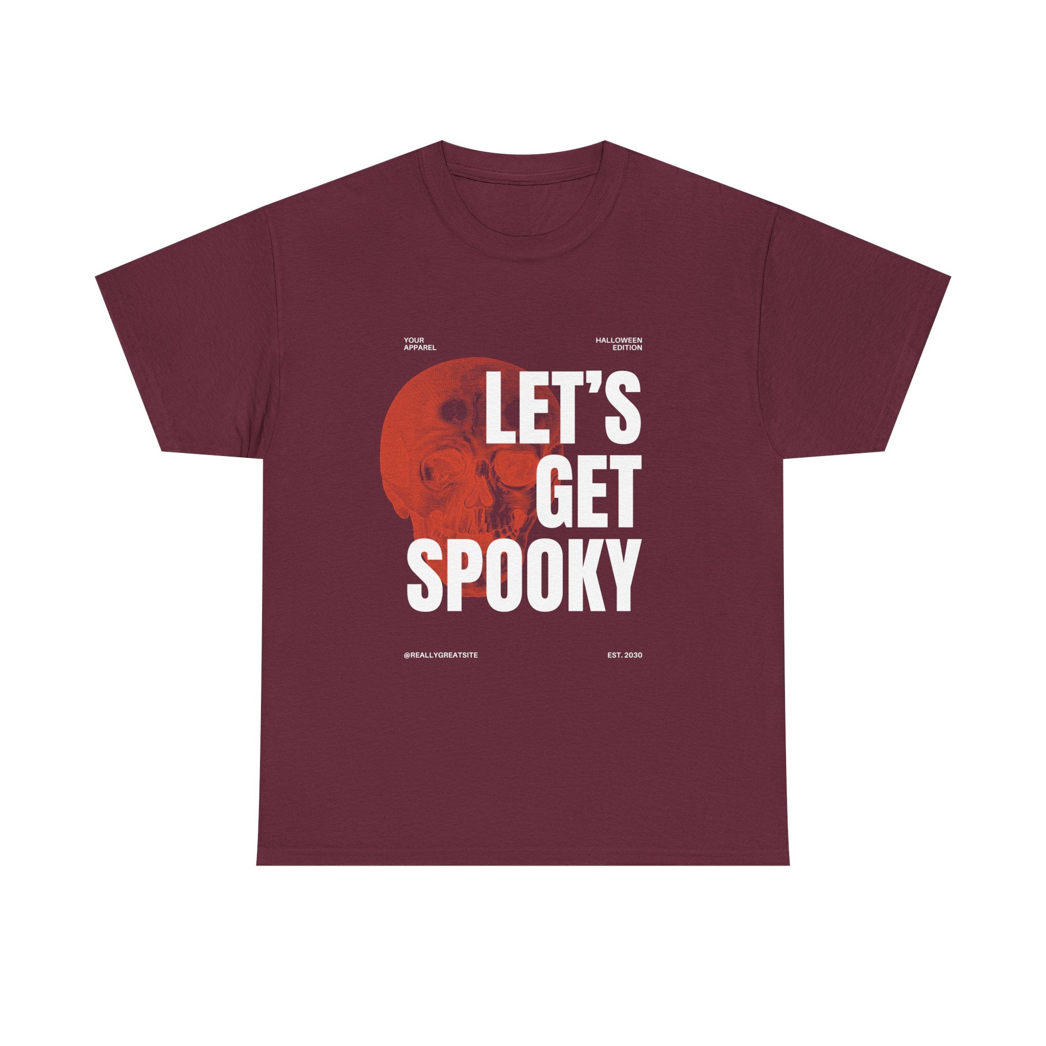 Unisex Halloween Tee, Let's Get Spooky Shirt, Fall Fashion, Party Wear, Ghostly Gifts, Casual Comfort