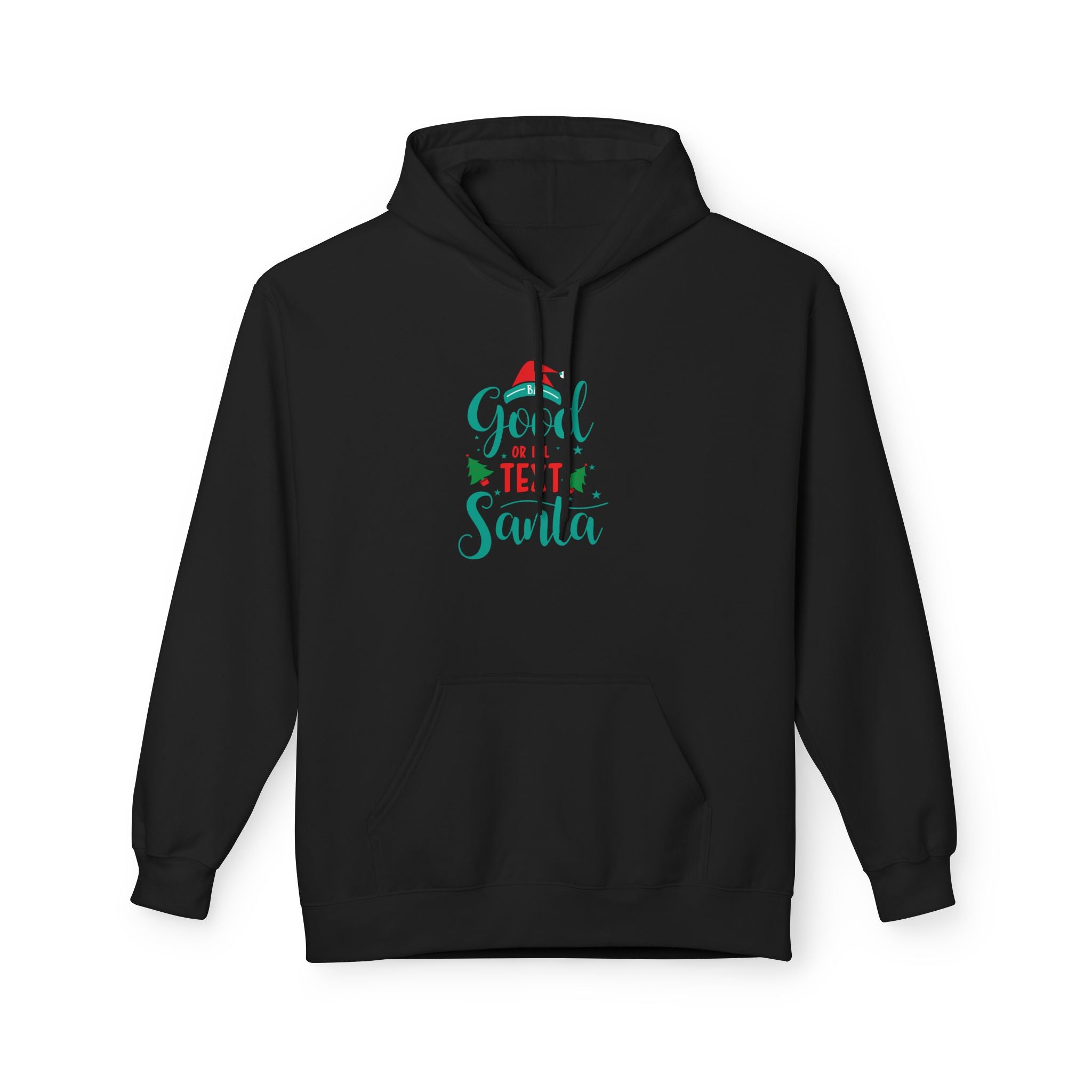 Santa's Helper Fleece Hoodie, Cozy Christmas Apparel, Holiday Gift, Festive Wear, Unisex Hoodie, Winter Wardrobe Essential