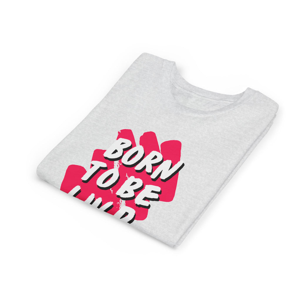 Youth Short Sleeve Tee - Born to Be Wild, Adventure Tee, Kids Casual Shirt, Summer Vibes, Birthday Gift, Fun Playwear