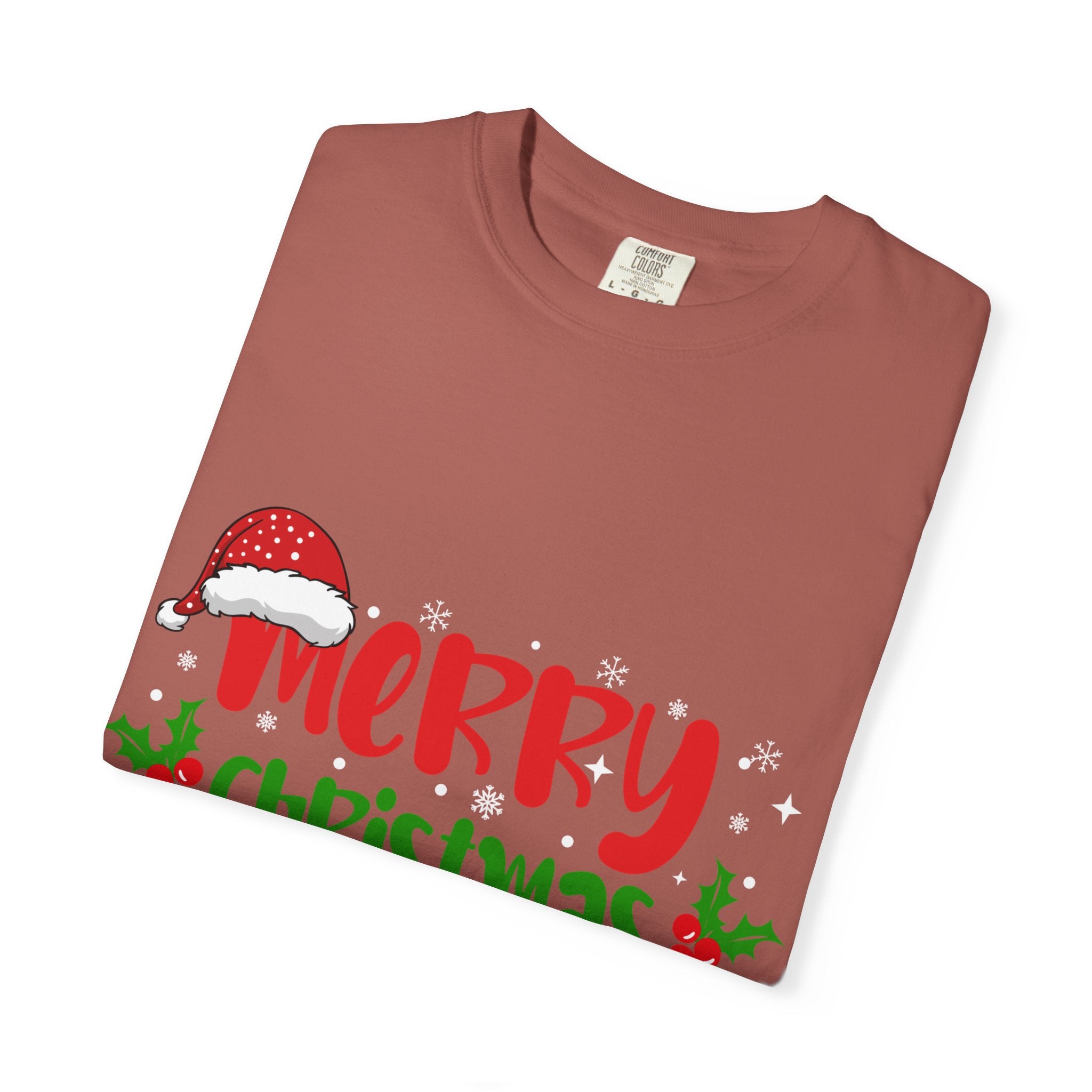 Merry Christmas Tee, Unisex Holiday Shirt, Festive Gift, Casual Christmas Apparel, Seasonal Wear, Perfect for Celebrations