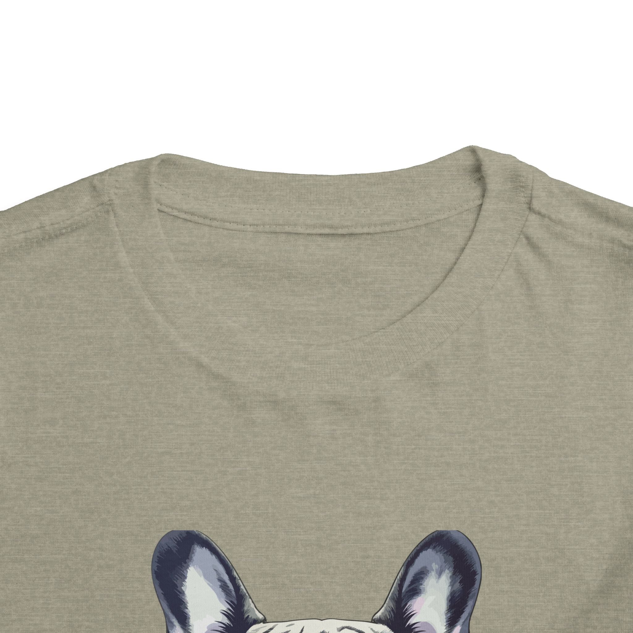 Cool French Bulldog Toddler Tee, I'm Cool Shirt, Kids Summer Tee, Pet Lover Gift, Cute Toddler Outfit