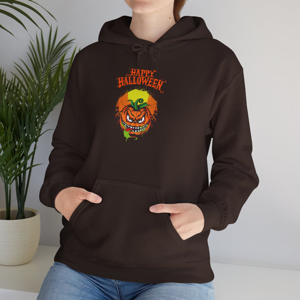 Halloween-Themed Unisex Hooded Sweatshirt, Cozy Halloween Apparel, Witch Design Hoodie, Fall Outfit, Spooky Season Gift