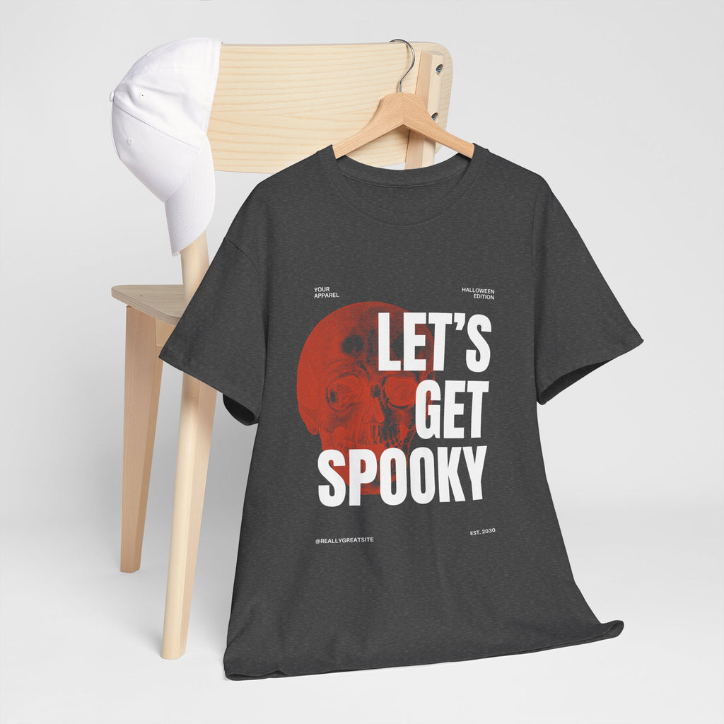 Unisex Halloween Tee, Let's Get Spooky Shirt, Fall Fashion, Party Wear, Ghostly Gifts, Casual Comfort