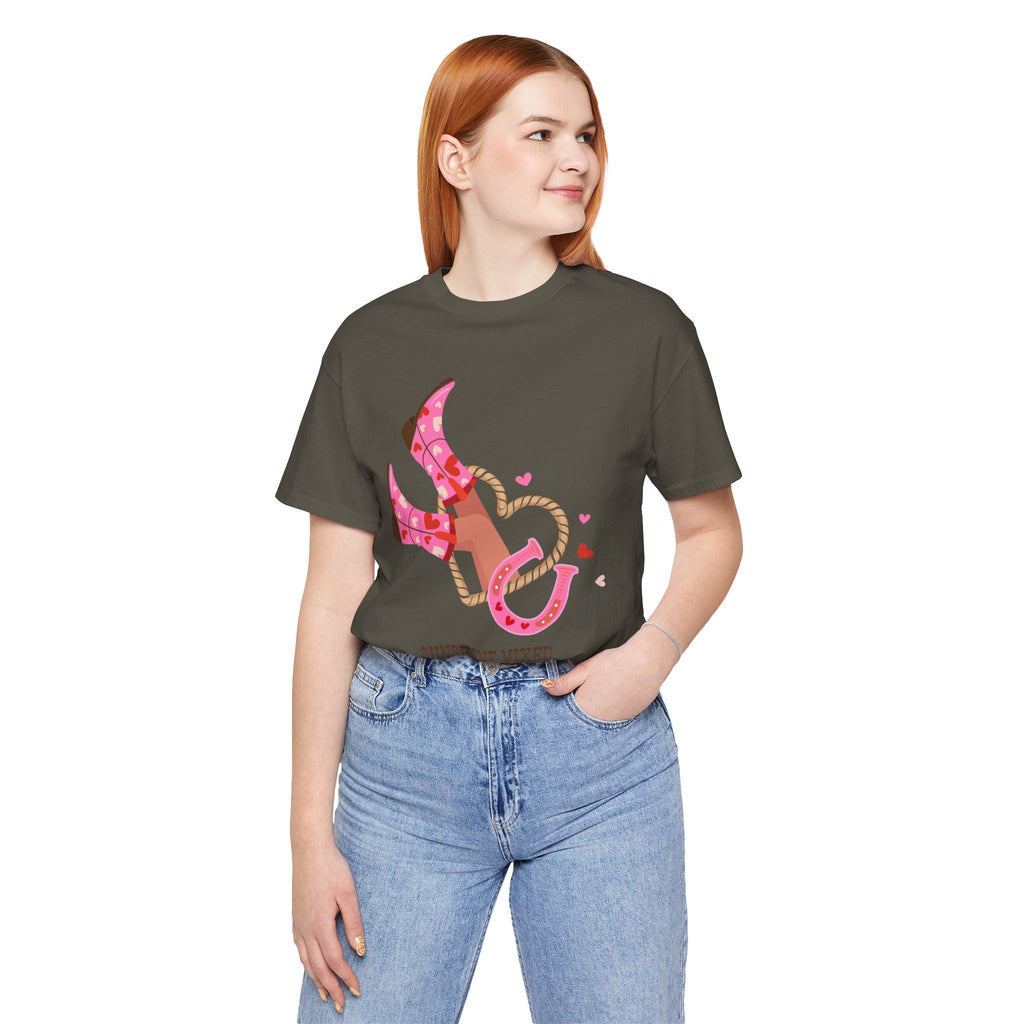 Playful Cowboy Graphic Tee - Perfect for Rodeos, Country Concerts, and Summer Gatherings, Casual Wear, Gift for Country Lovers, Fun Outfits