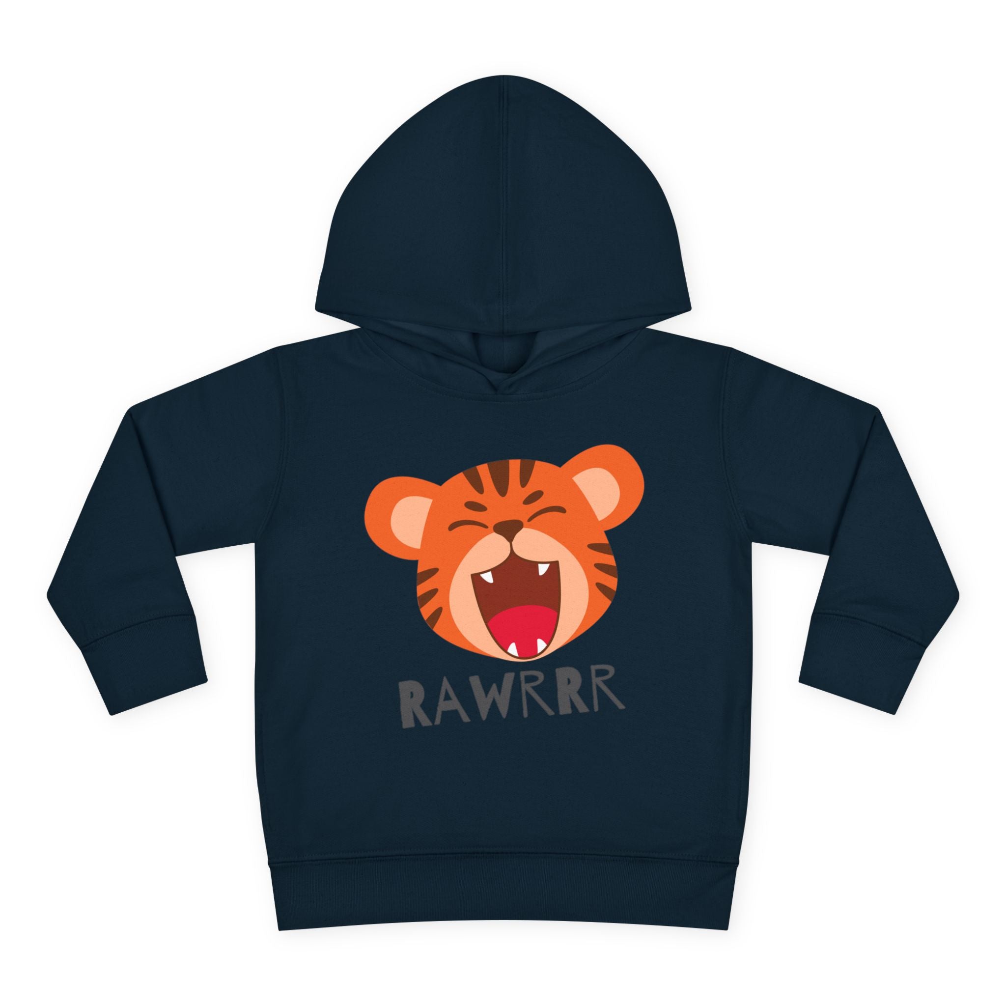 Cute Tiger Design Toddler Hoodie, Kids Pullover, Fleece Sweatshirt, Animal Lover Gift, Birthday Present, Fun Playwear