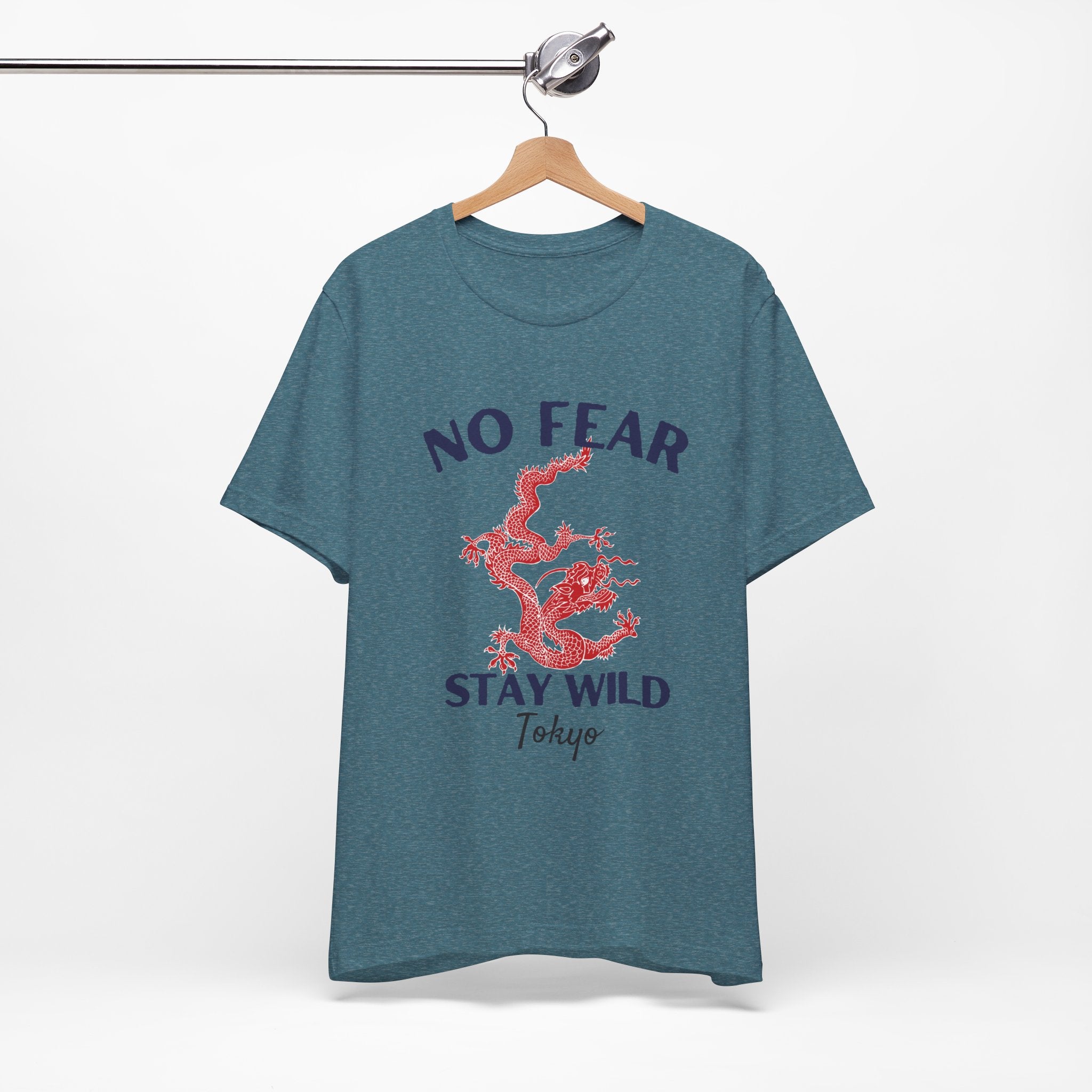 No Fear Stay Wild Unisex T-Shirt | Adventure Tee, Casual Wear, Gift for Nature Lovers, Inspirational Shirt, Summer Fashion
