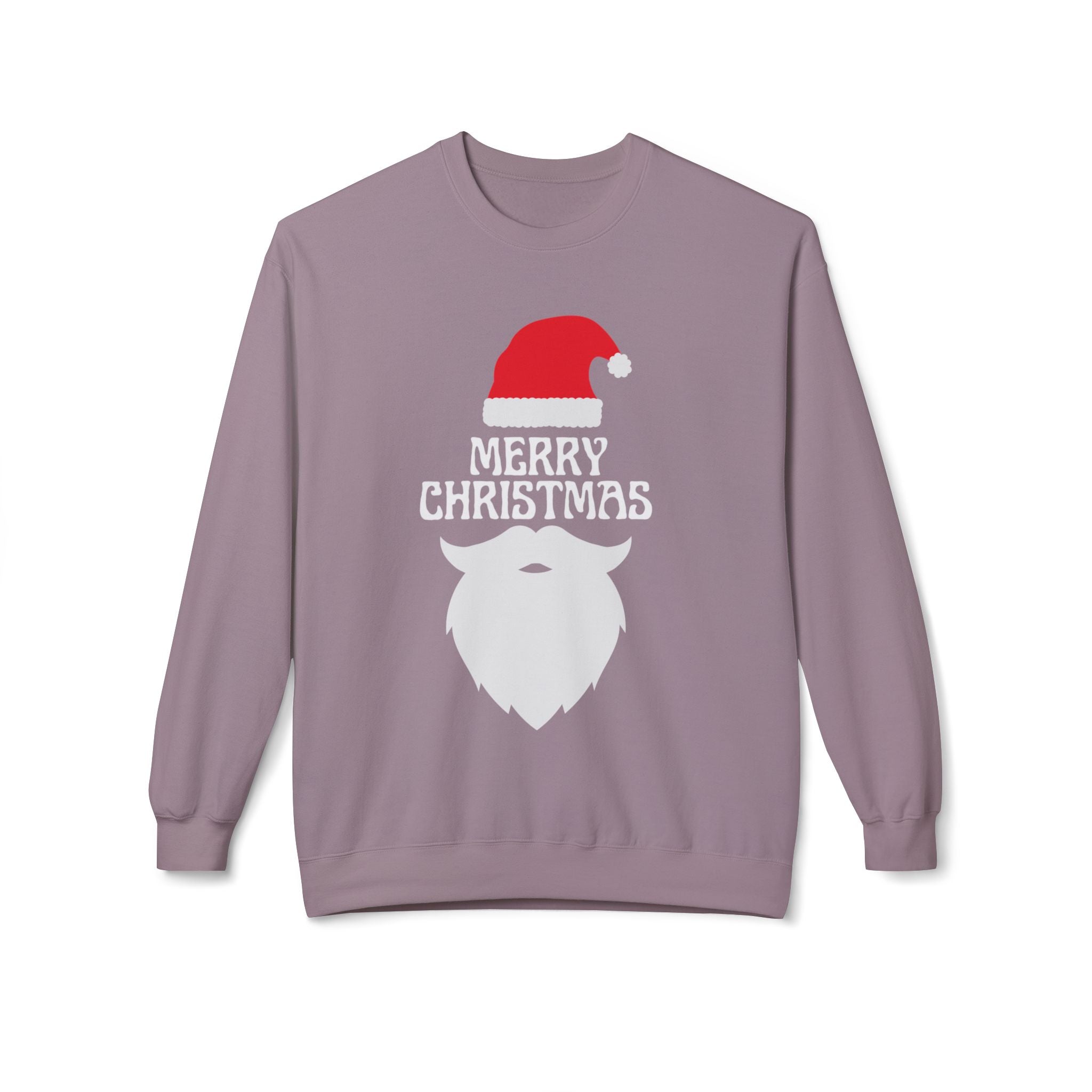 Christmas Sweatshirt, Unisex Fleece Crew, Merry Christmas Sweater, Holiday Apparel, Seasonal Gift, Winter Comfort