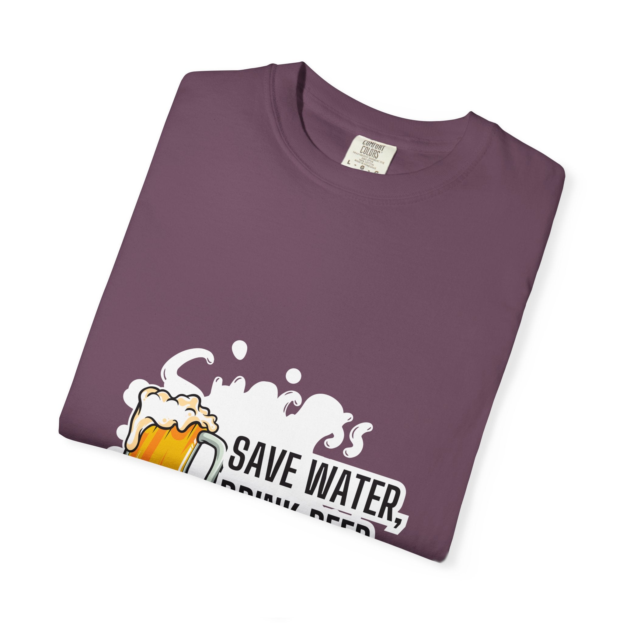 Beer Lovers Unisex T-Shirt, Fun Graphic Tee for Parties, Great Gift for Festivals, Casual Wear for Beer Enthusiasts, Save Water Drink Beer