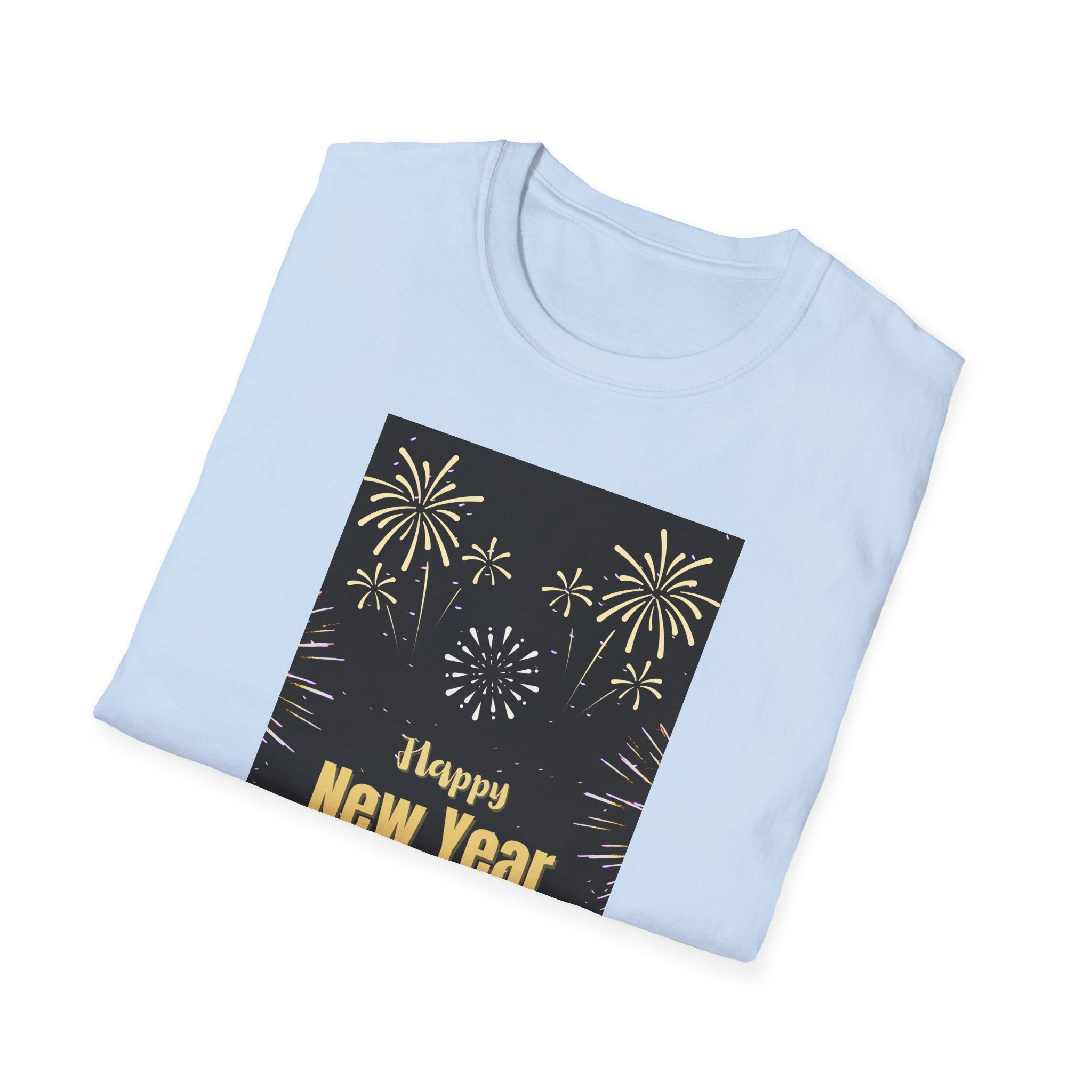 Happy New Year 2026 Unisex Softstyle T-Shirt, New Year Celebration Tee, Unisex Graphic Shirt, Festive Apparel, Holiday Gift
