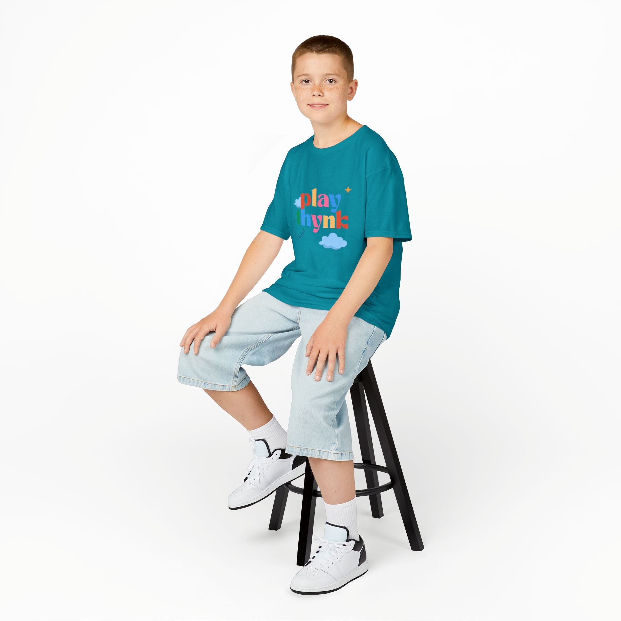 Kids Heavy Cotton™ Classic Tee | Soft & Durable Everyday Wear