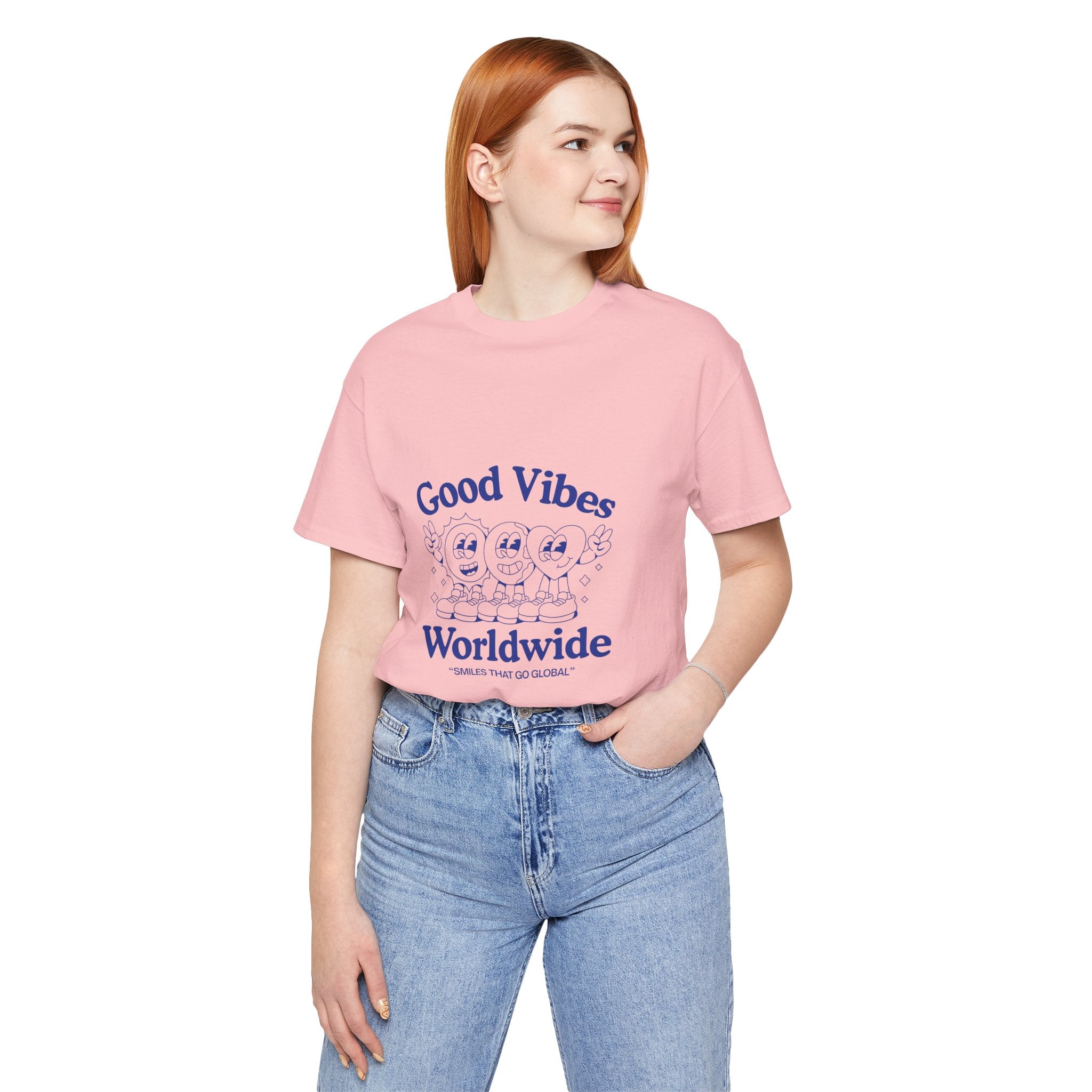 Good Vibes Unisex Tee, Casual Shirt, Affirmation T-Shirt, Everyday Wear, Gift for Friends