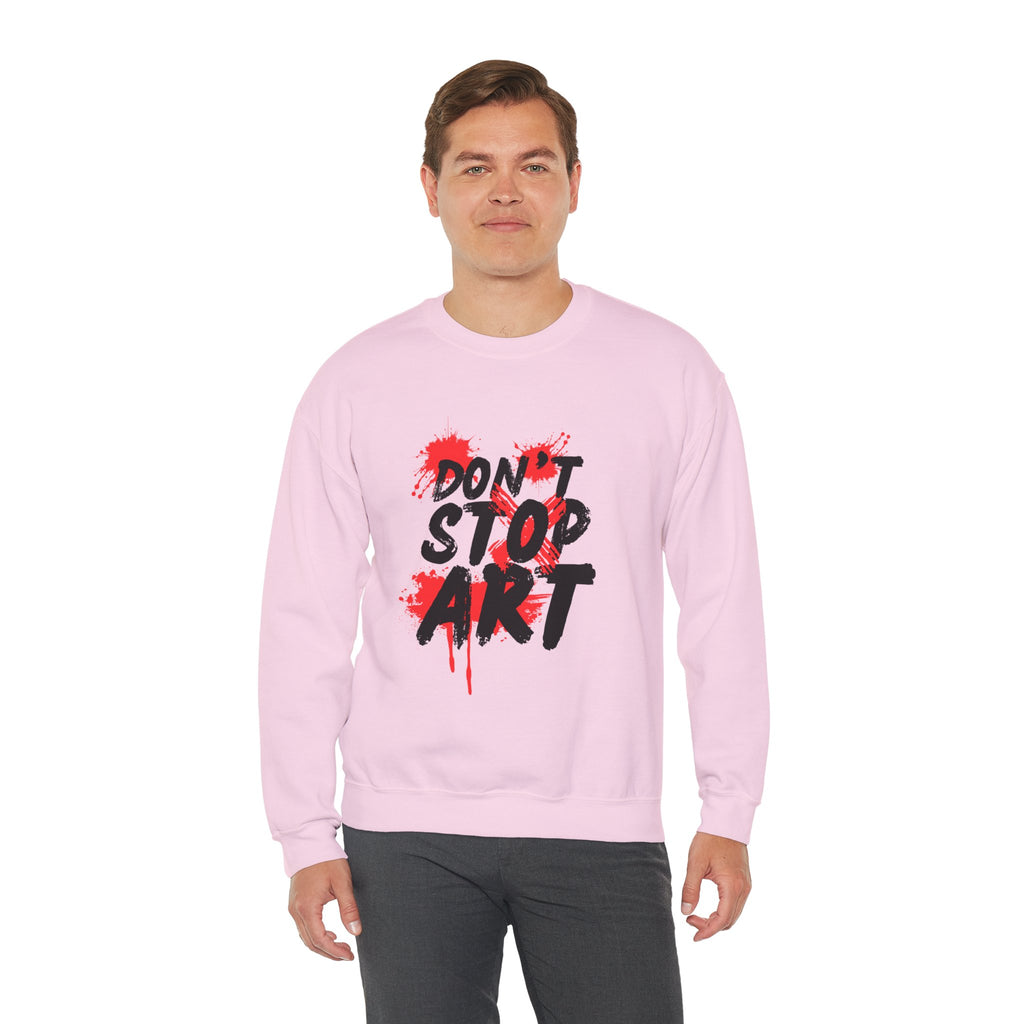 Artistic Crewneck Sweatshirt | Cozy Gift for Artists, Creative Apparel, Unique Statement Piece, Casual Wear, Everyday Comfort