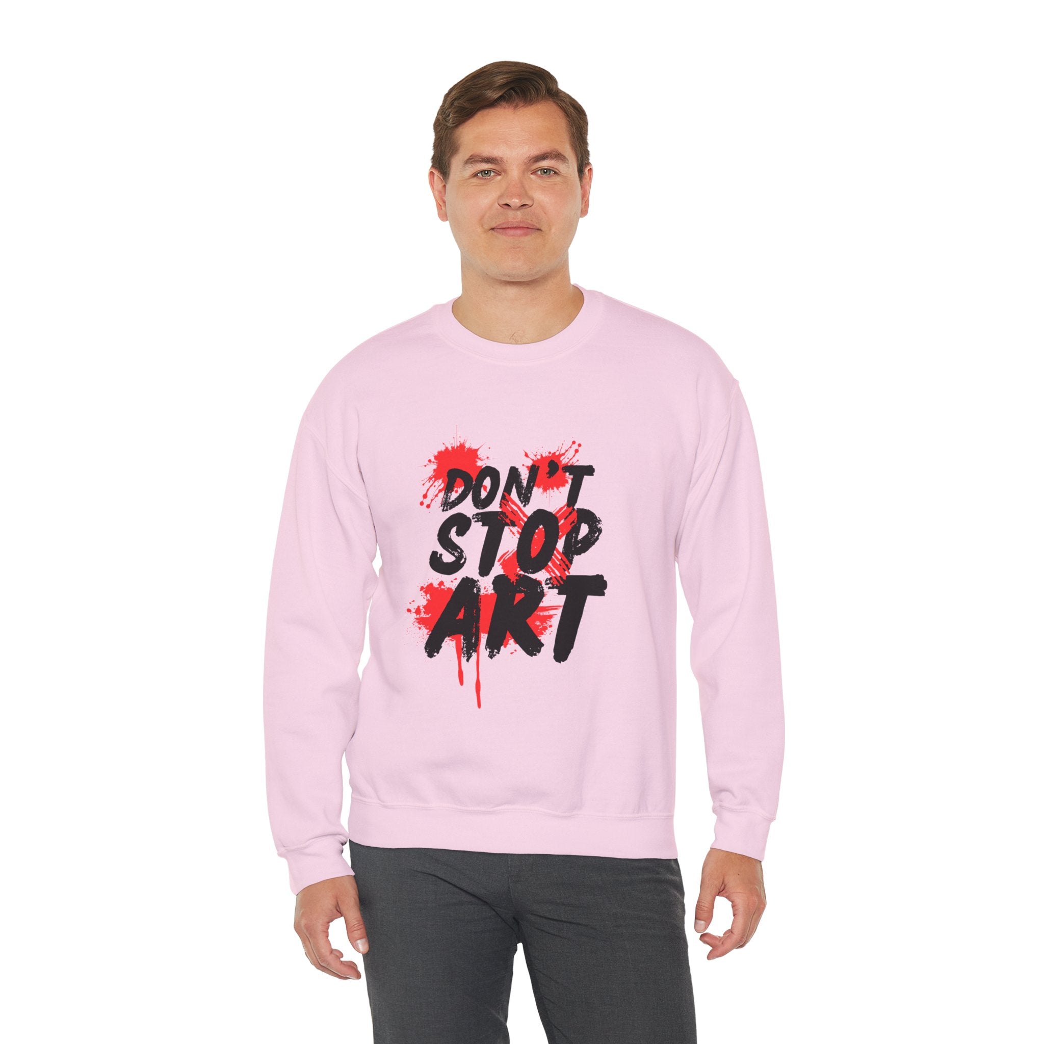 Artistic Crewneck Sweatshirt | Cozy Gift for Artists, Creative Apparel, Unique Statement Piece, Casual Wear, Everyday Comfort