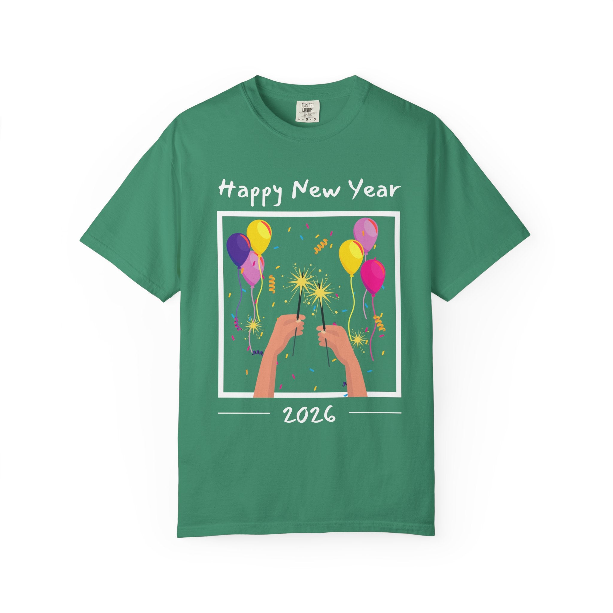 Happy New Year Unisex T-shirt, Celebration Tee, Party Shirt, Festive Apparel, Holiday Gift, New Year's Eve Wear
