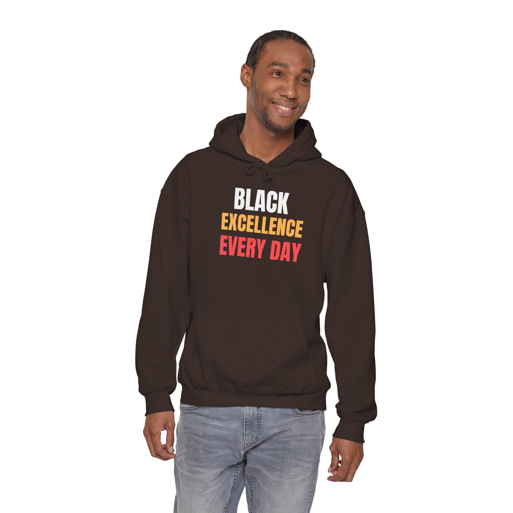Black Excellence Everyday Hoodie | Unisex Heavy Blend Sweatshirt | Empowerment Gift | Black History Month | Everyday Affirmation
